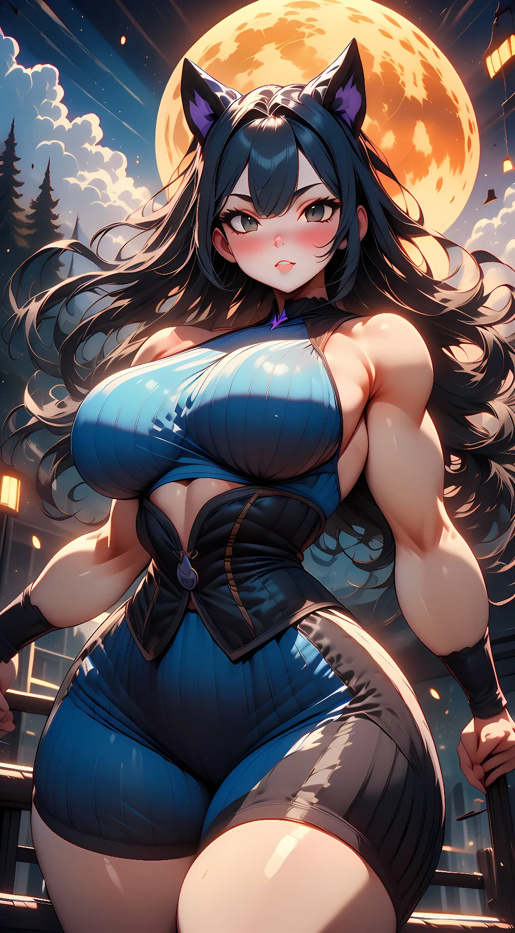 ai character: Luna background