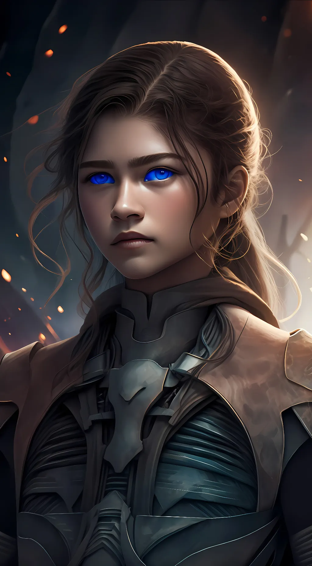 ai character: Chani  background