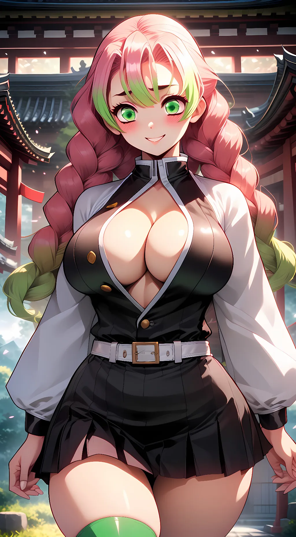 ai character: Mitsuri Kanroji background