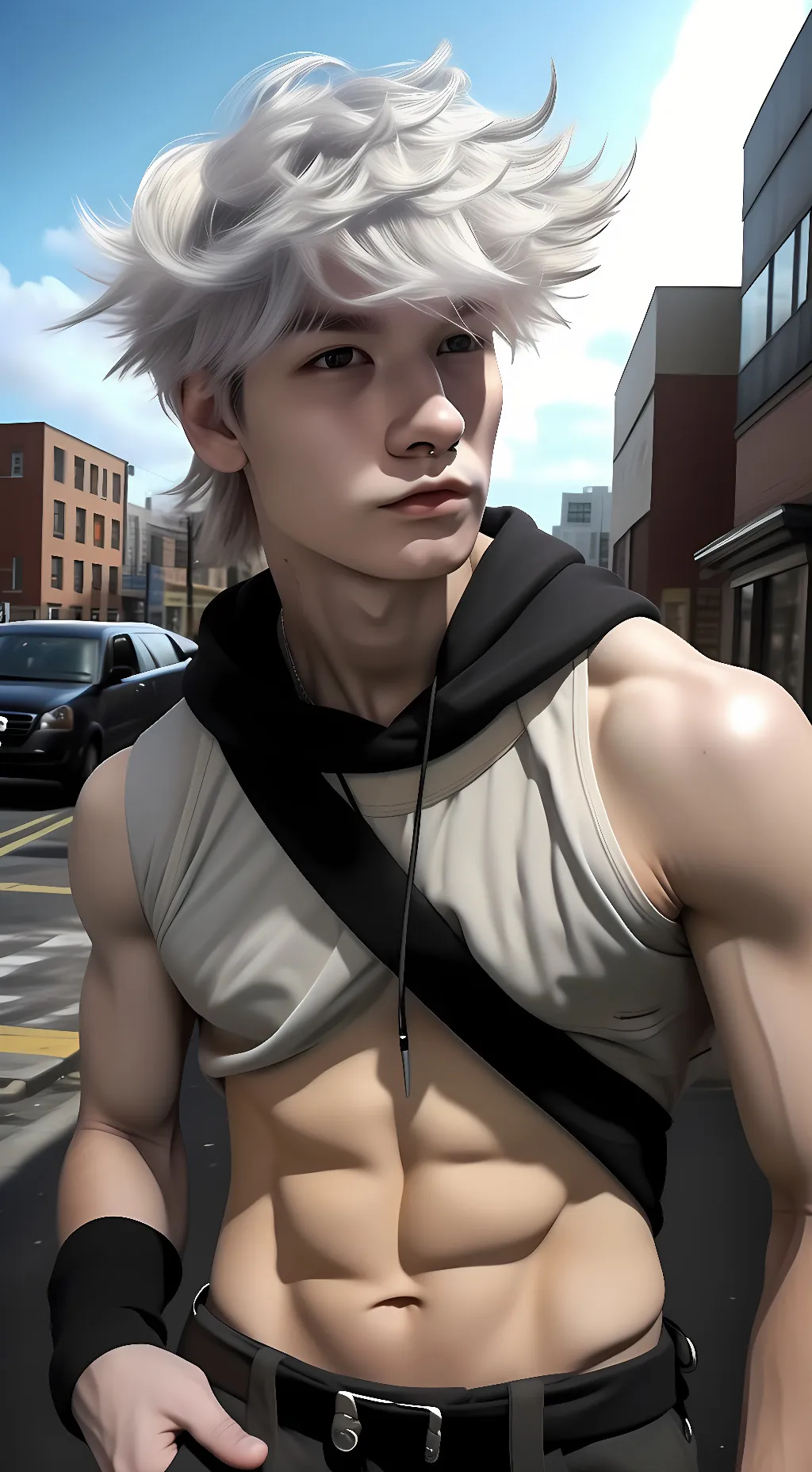 ai character: Kazu background