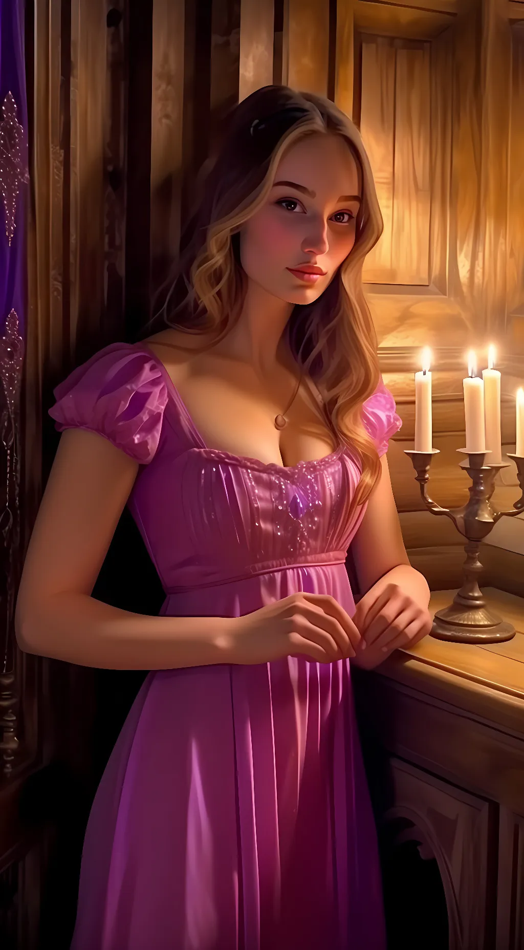 ai character: Lady Raphaelle background