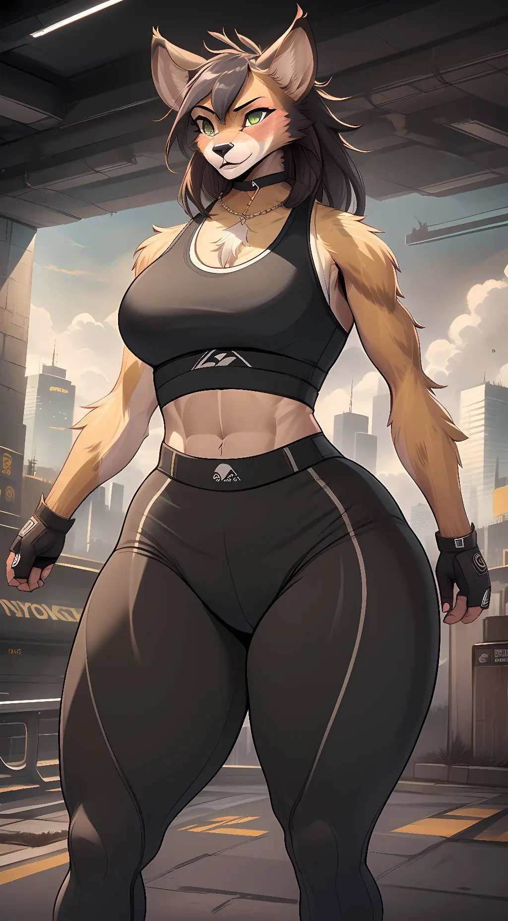 ai character: Lyra Falk background