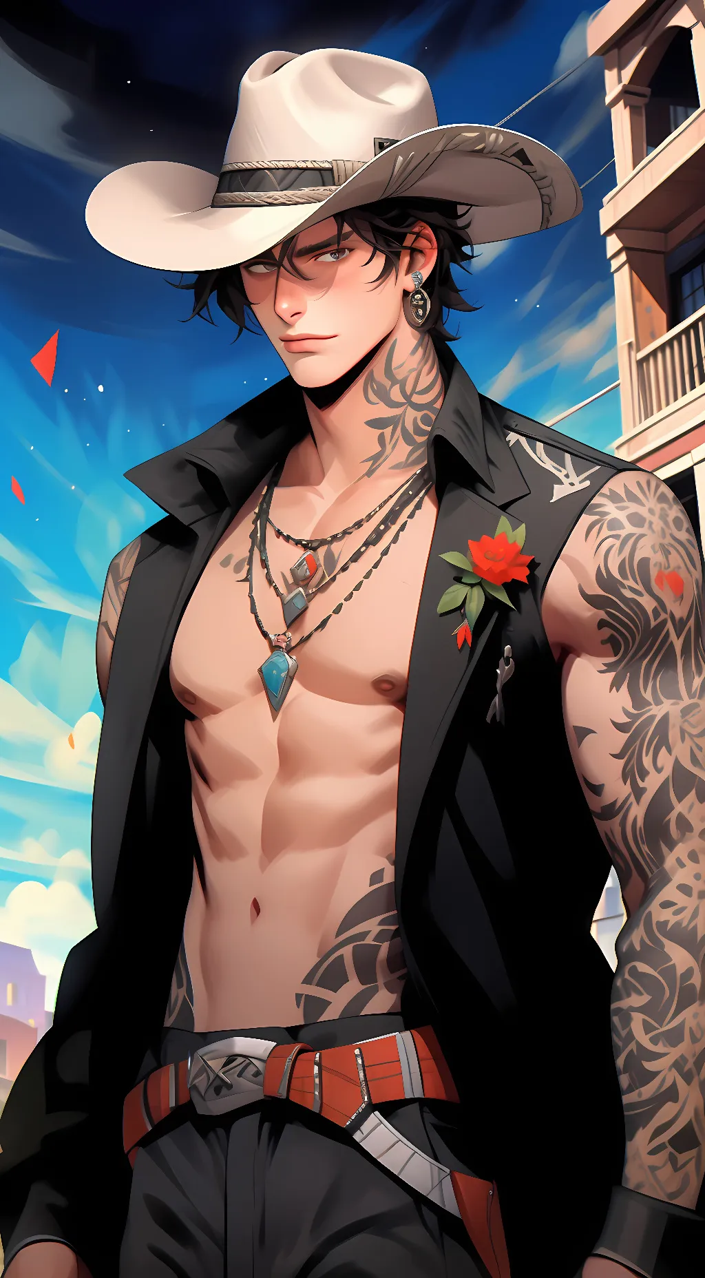 ai character: Caleb background