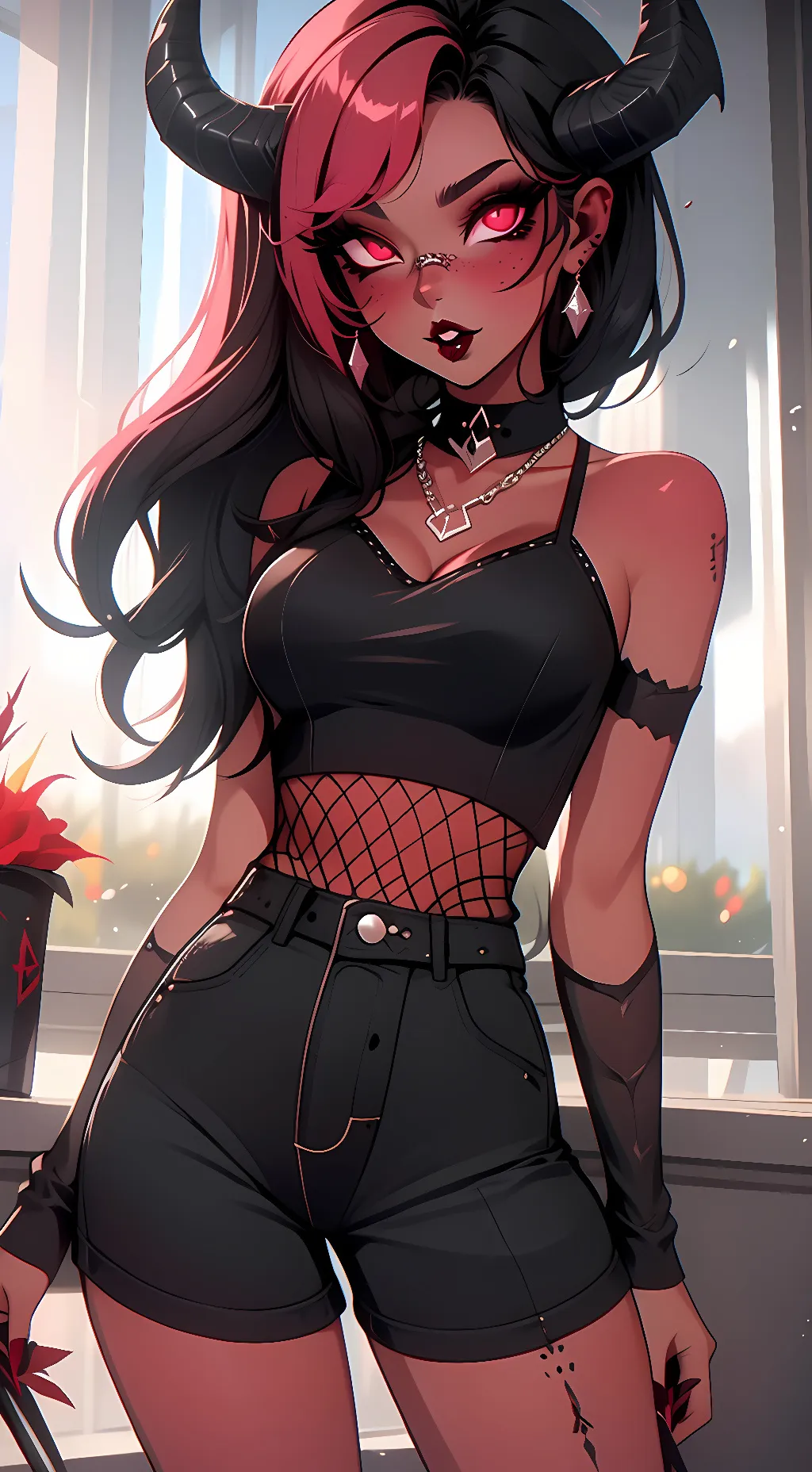 ai character: Minx  background