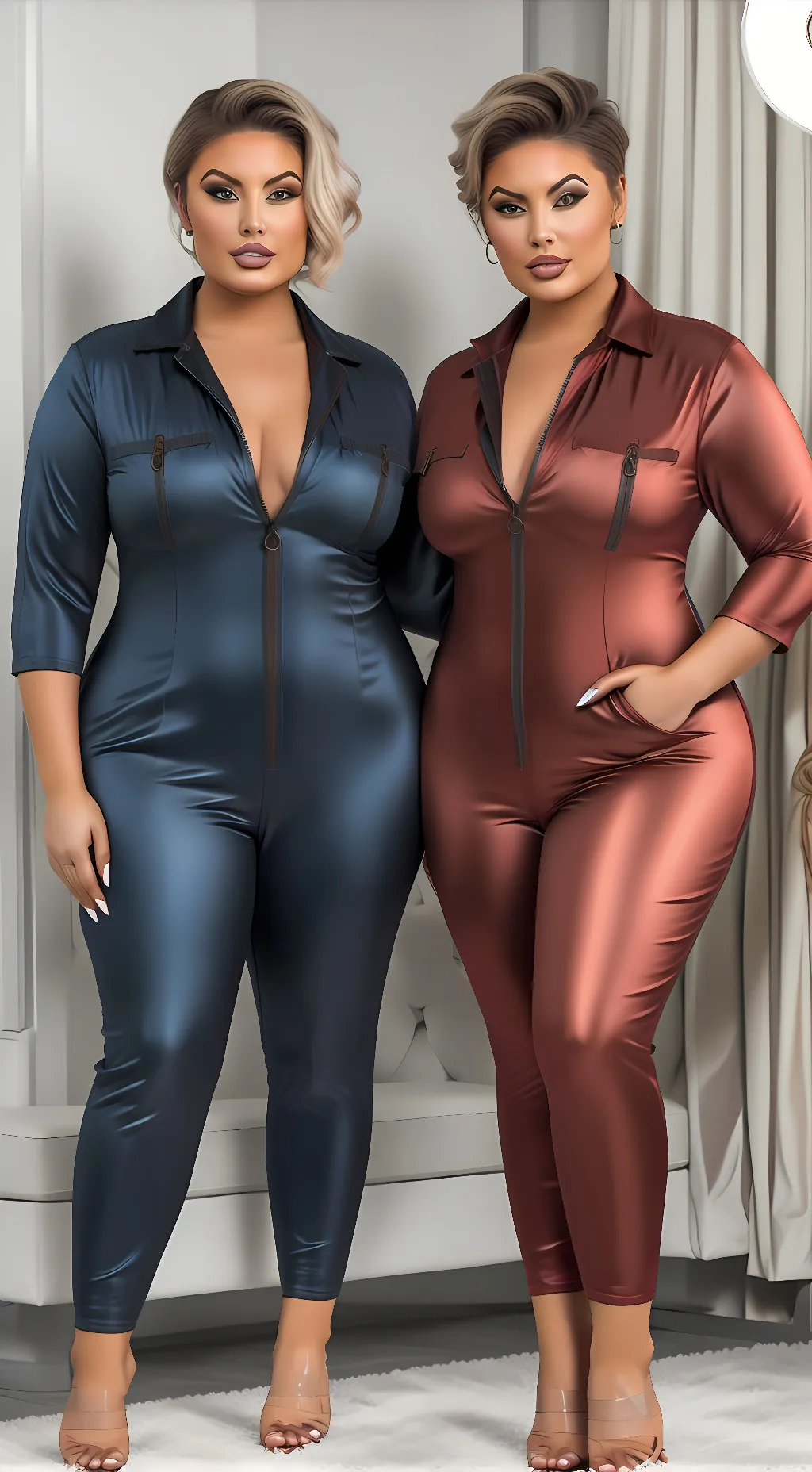 ai character: Kia and Mia background