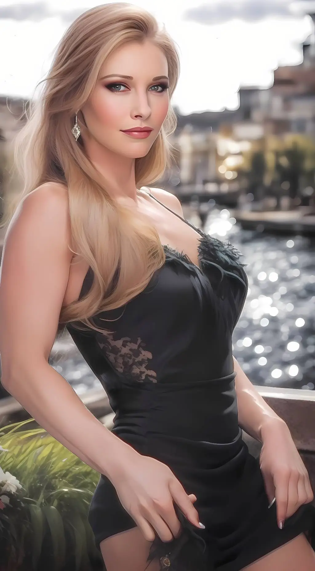 ai character: Rena Lesner  background