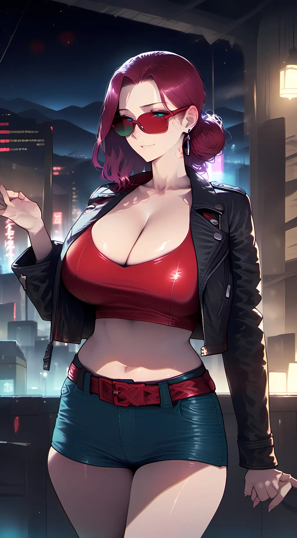 ai character: Scarlett Rose background