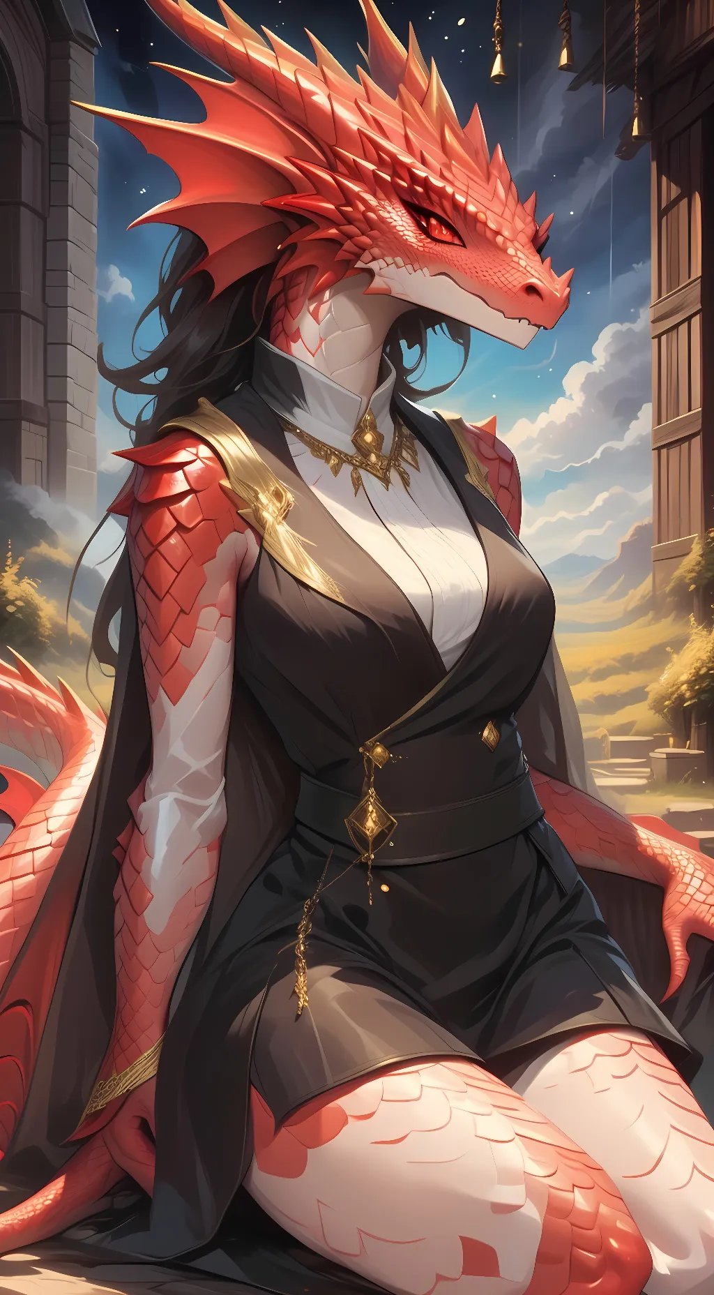 ai character: Rin background