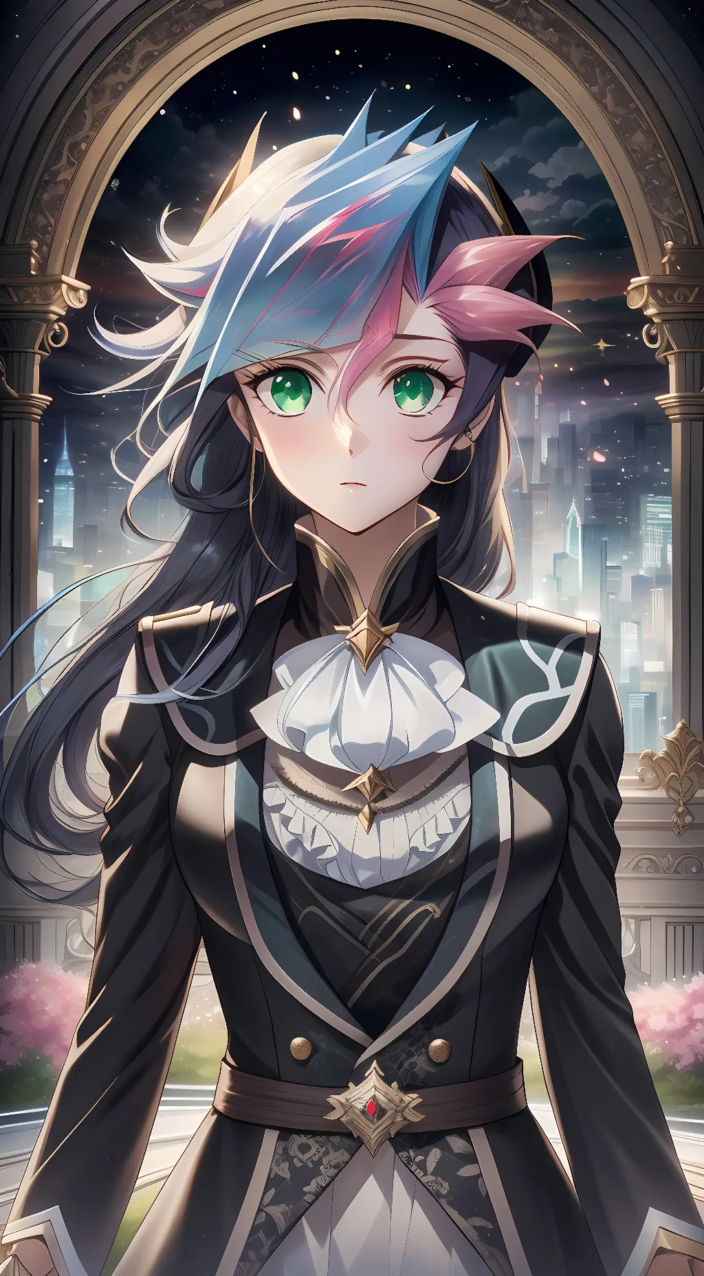 ai character: Yusaku Fujiki  background