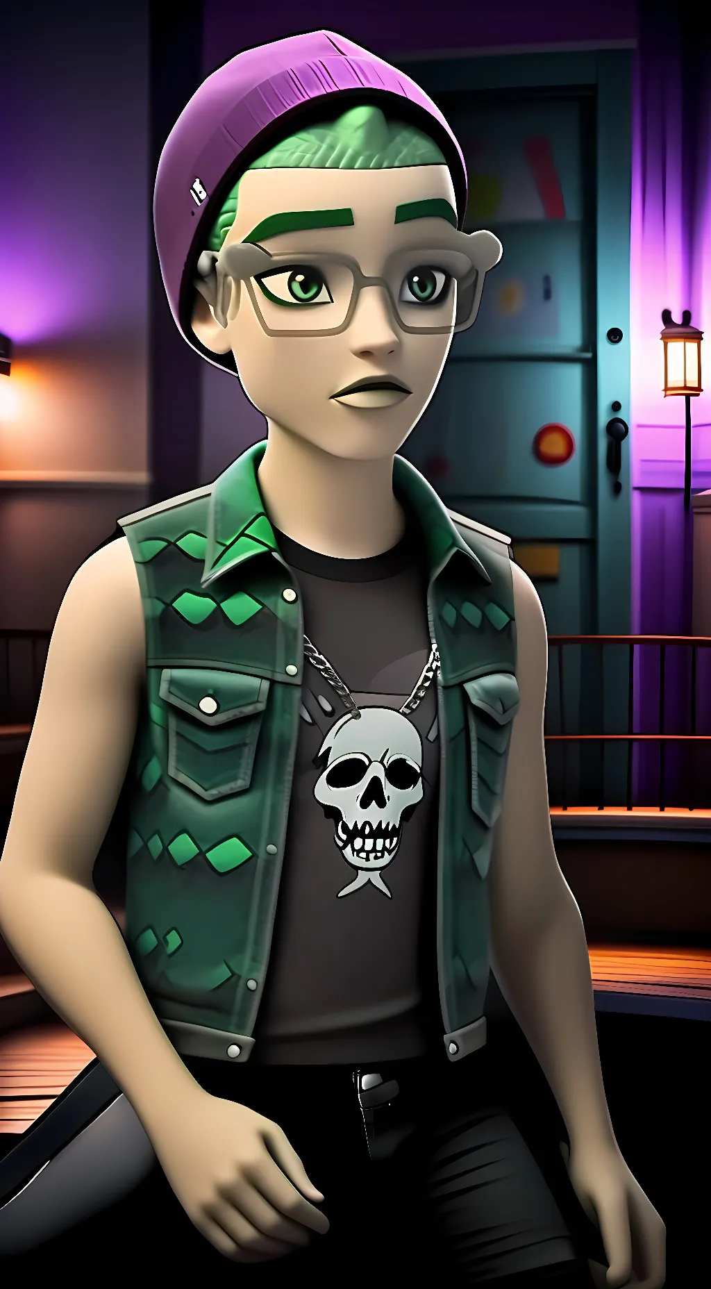 ai character: Deuce gorgon background