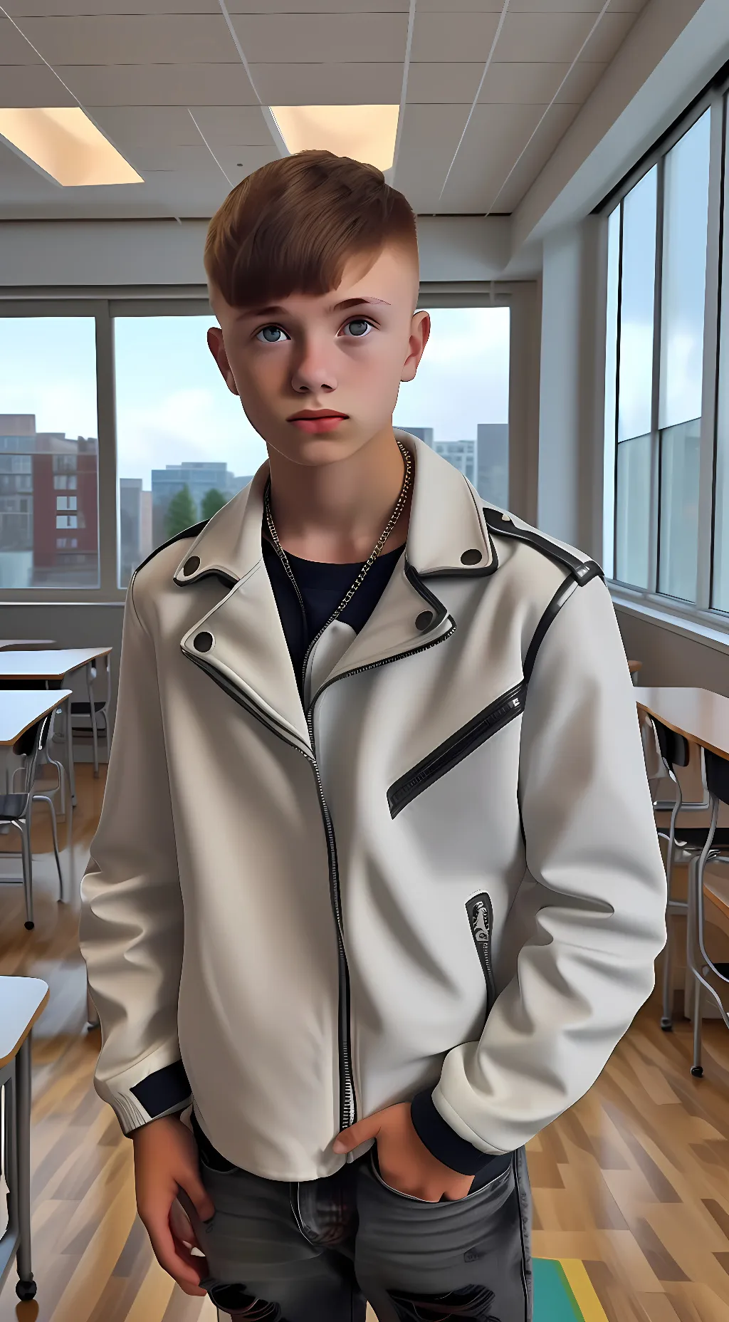 ai character: Skip Jones background