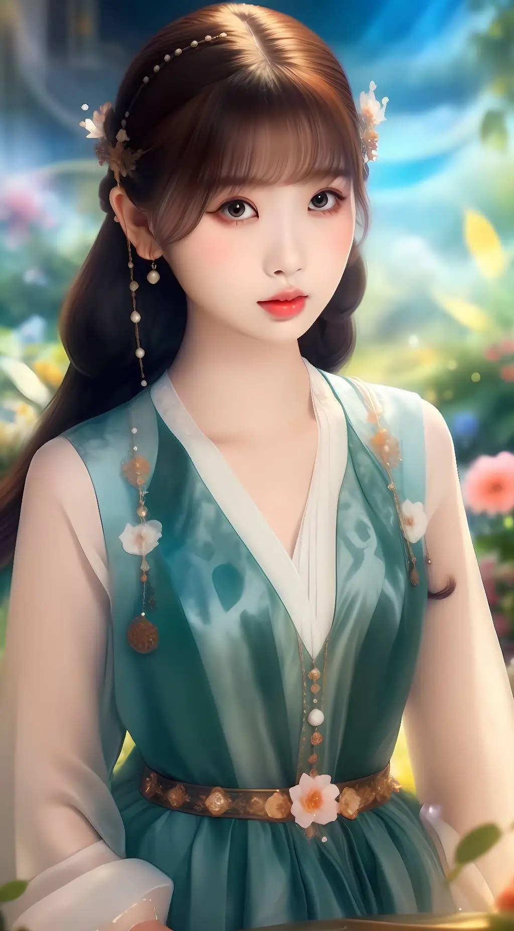 ai character: Xiao Lan Hua background