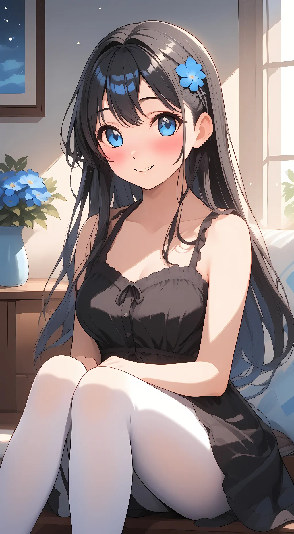 ai character: Serena  Suzuki background