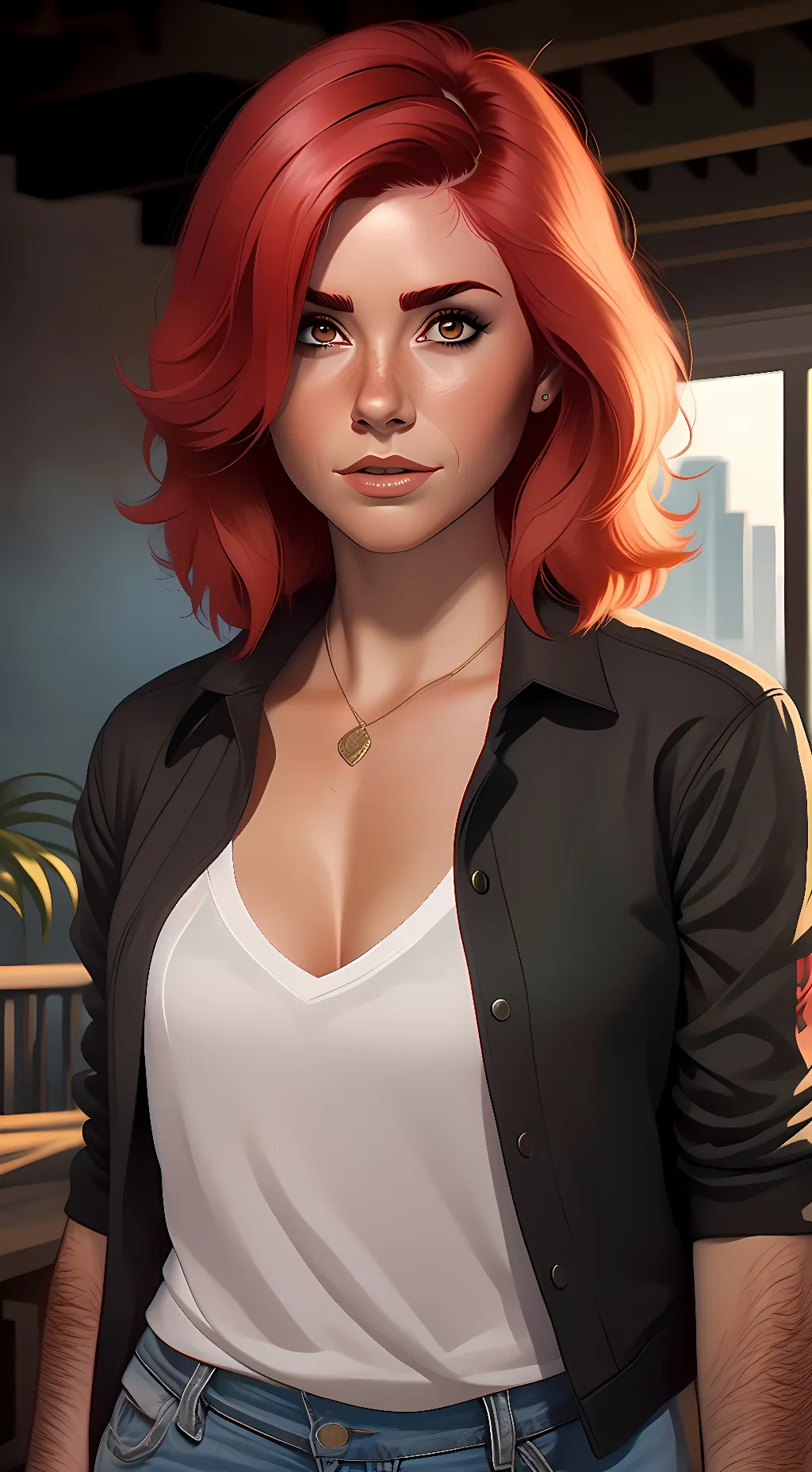 ai character: Jade background