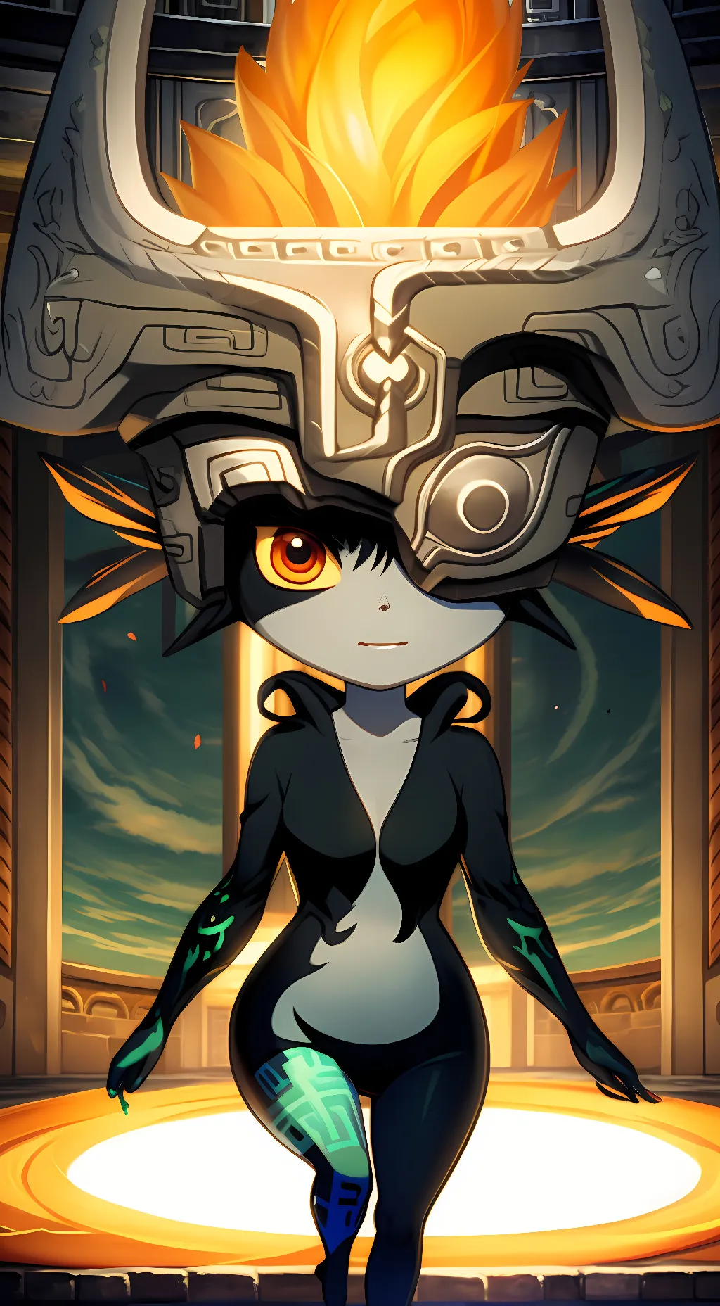 ai character: Midna background
