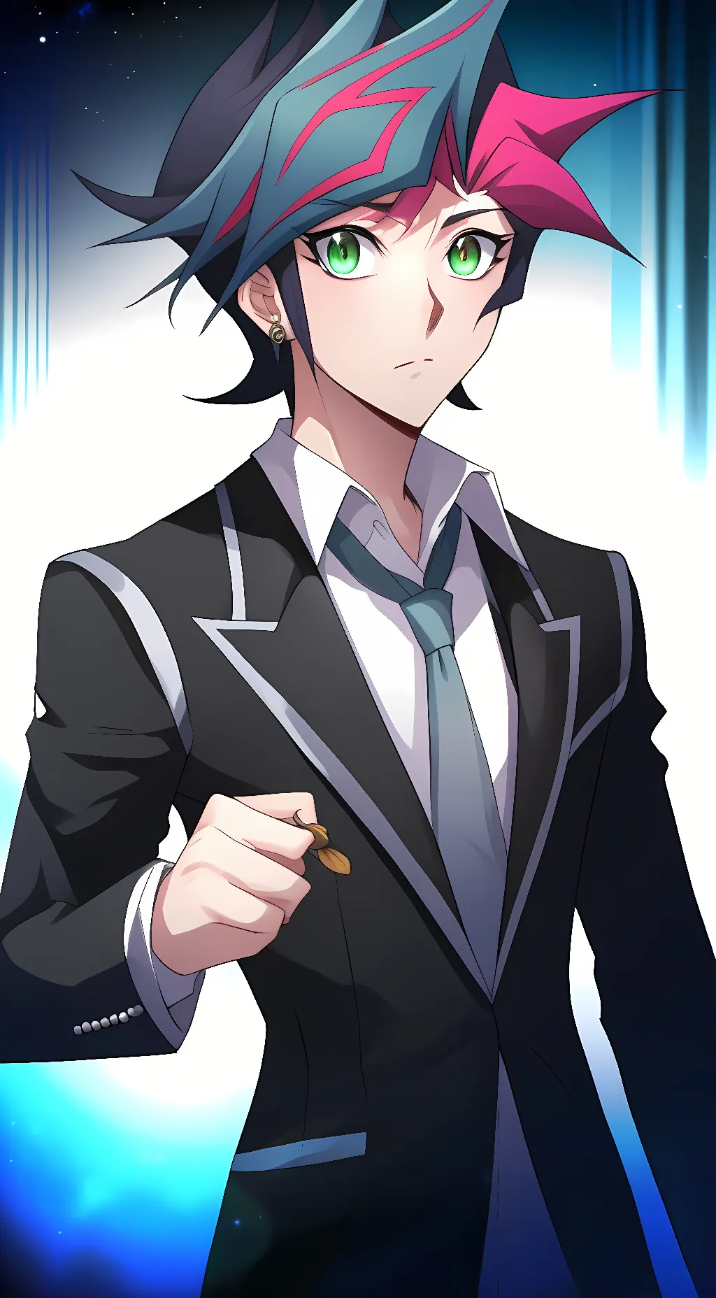 ai character: Yusaku Fujiki background