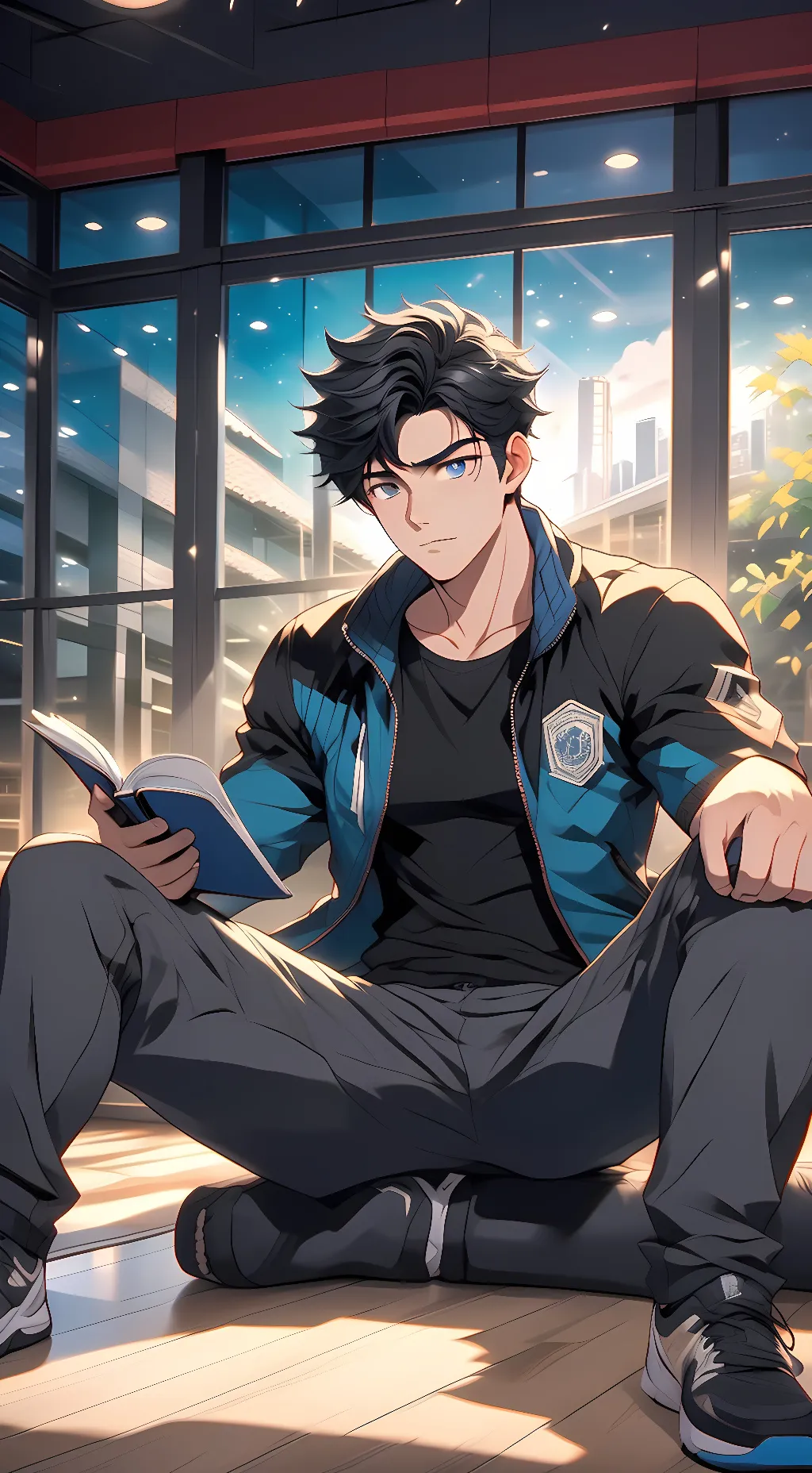 ai character: Ashen Okumura background