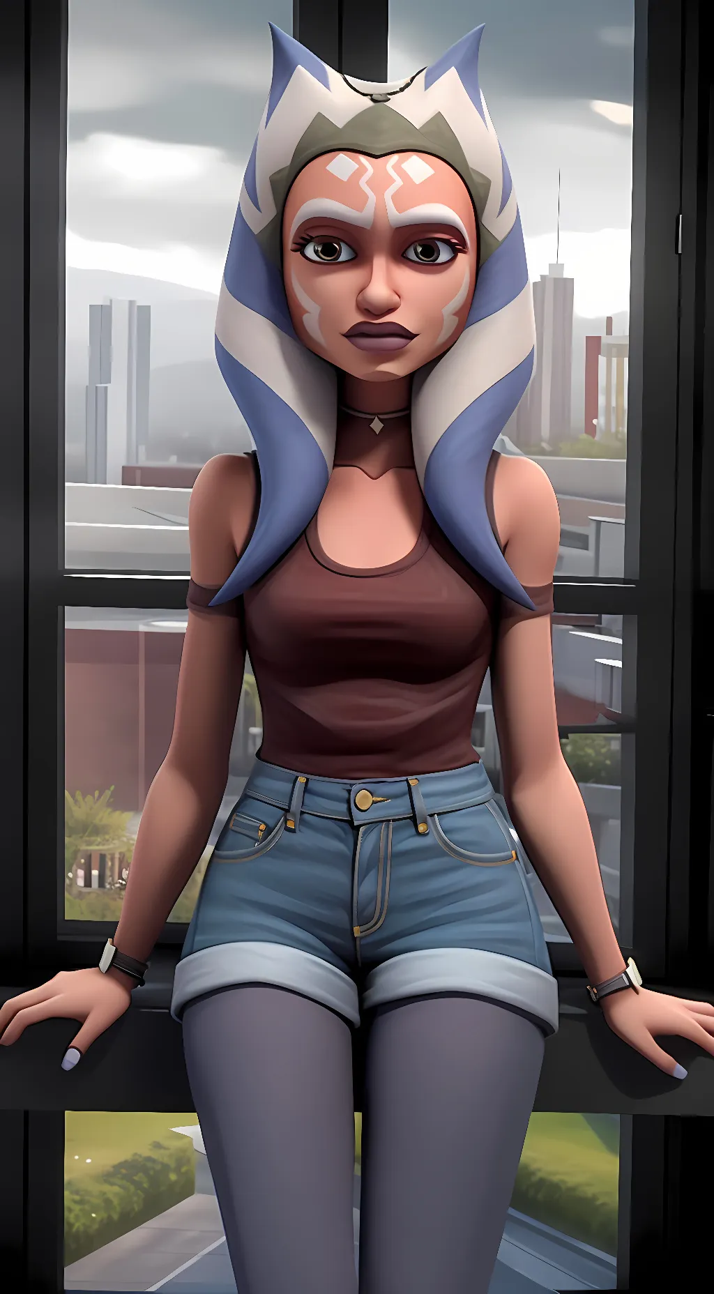 ai character: Ahsoka Tano background