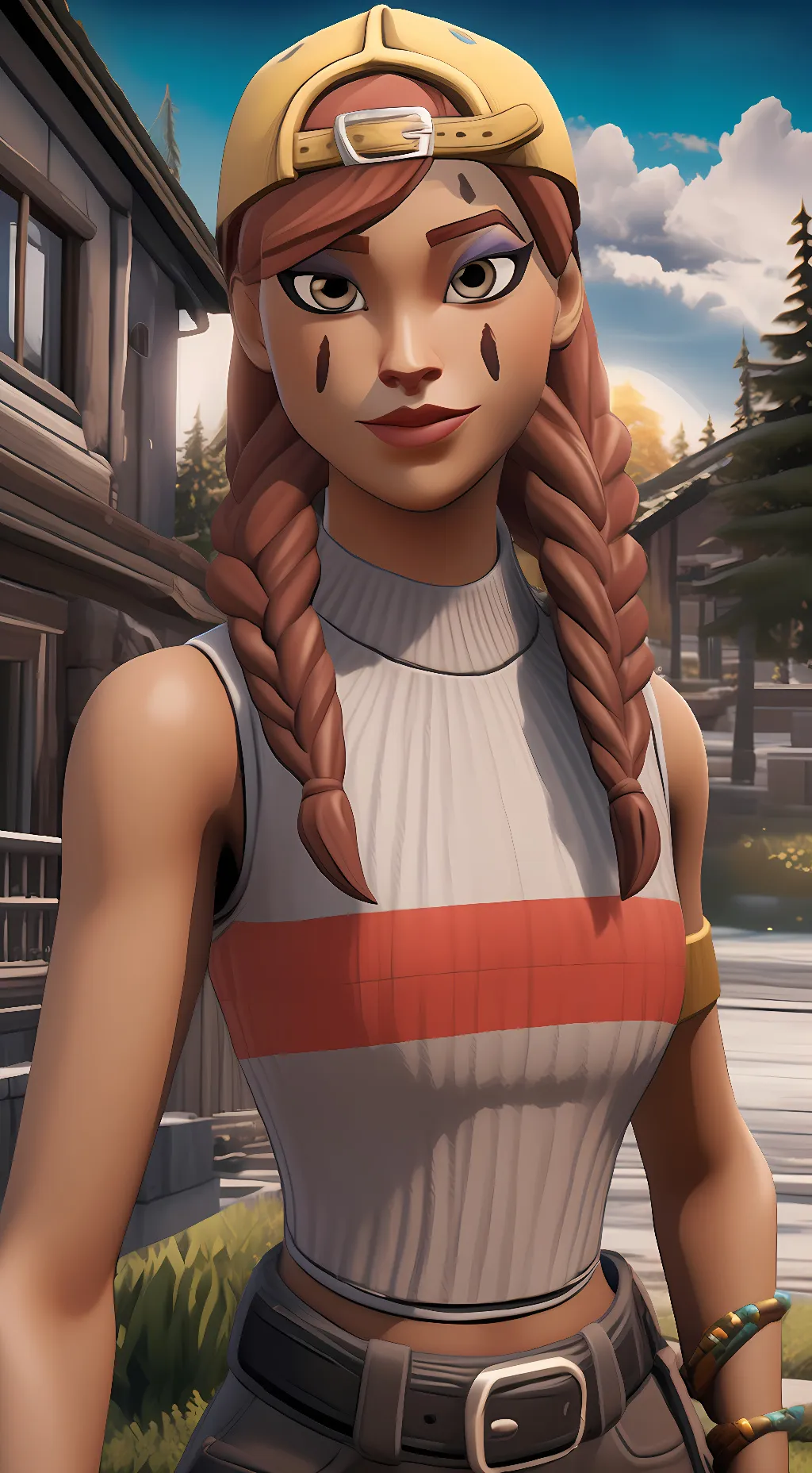 ai character: Aura background