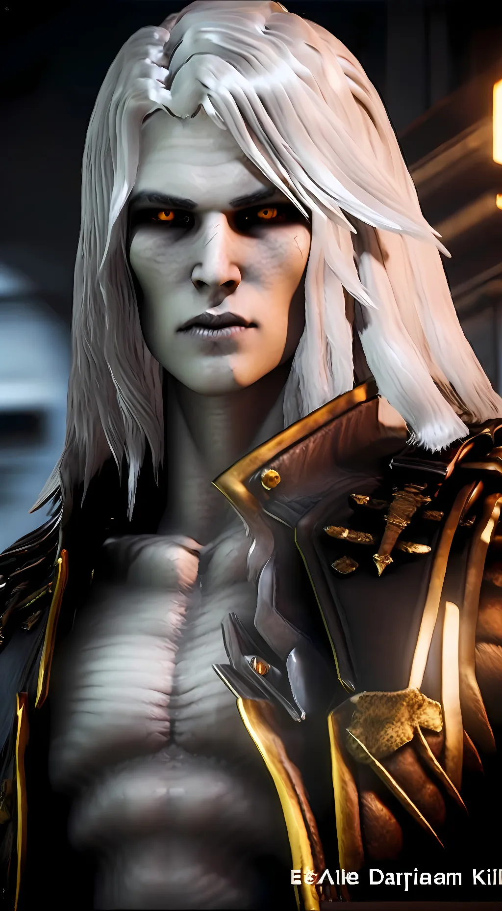 ai character: Alucard  background