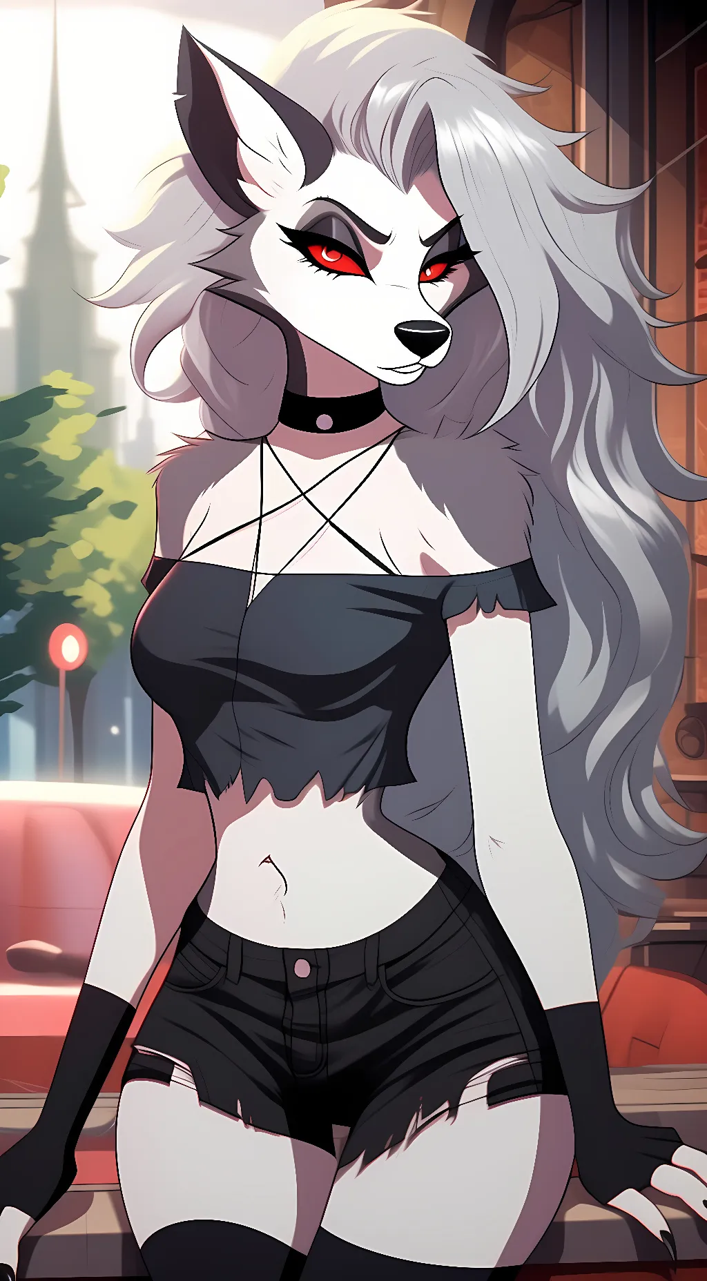 ai character: Loona background