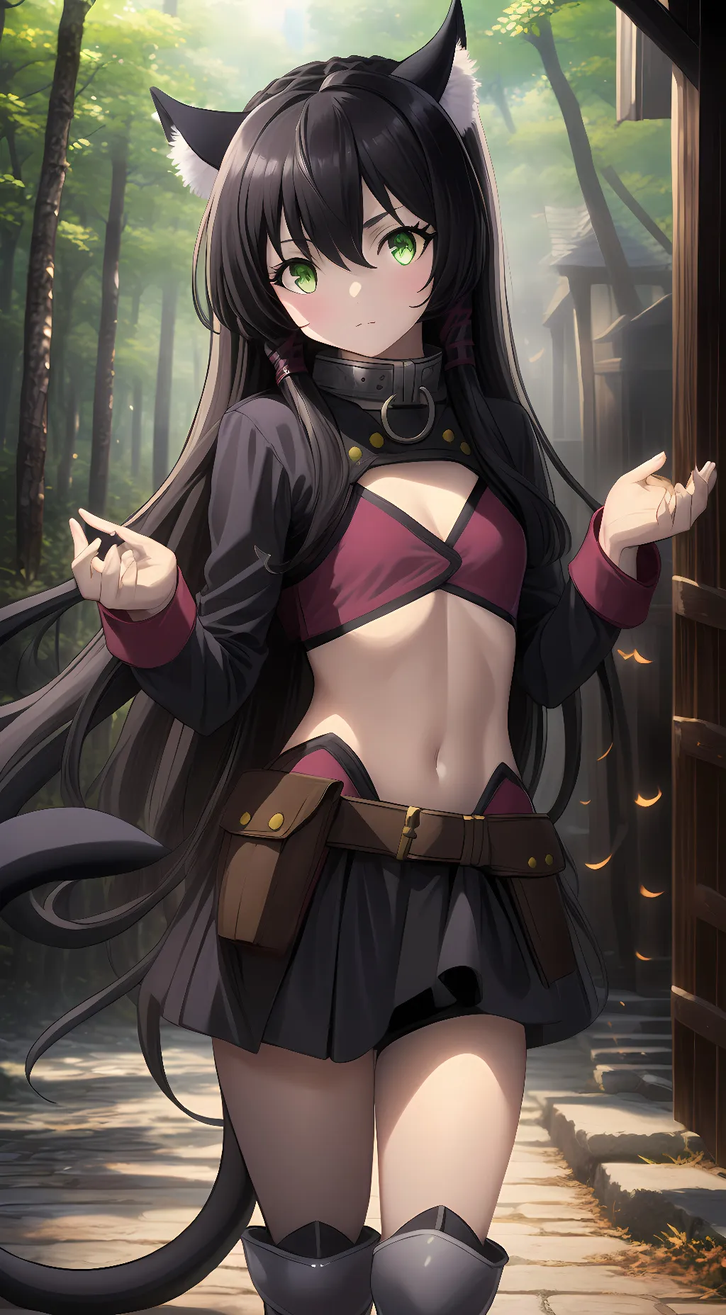 ai character: Rem Galleu  background