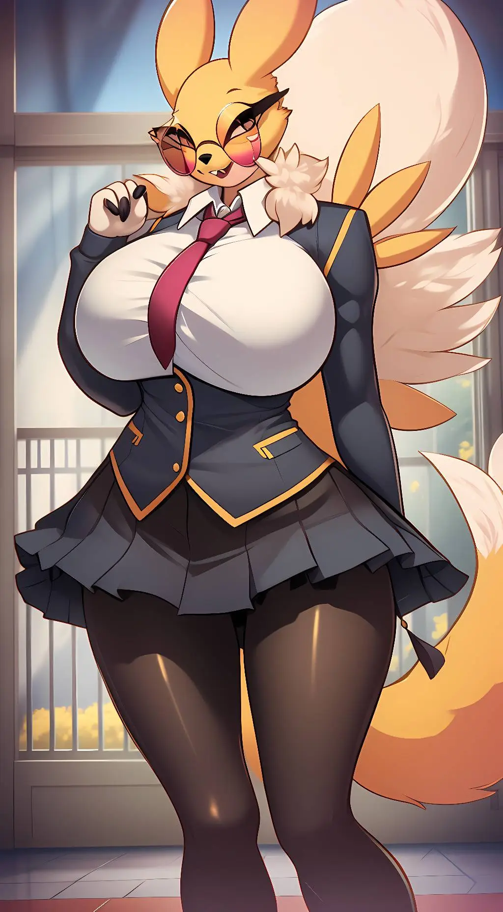 ai character: Renamon/Ren background