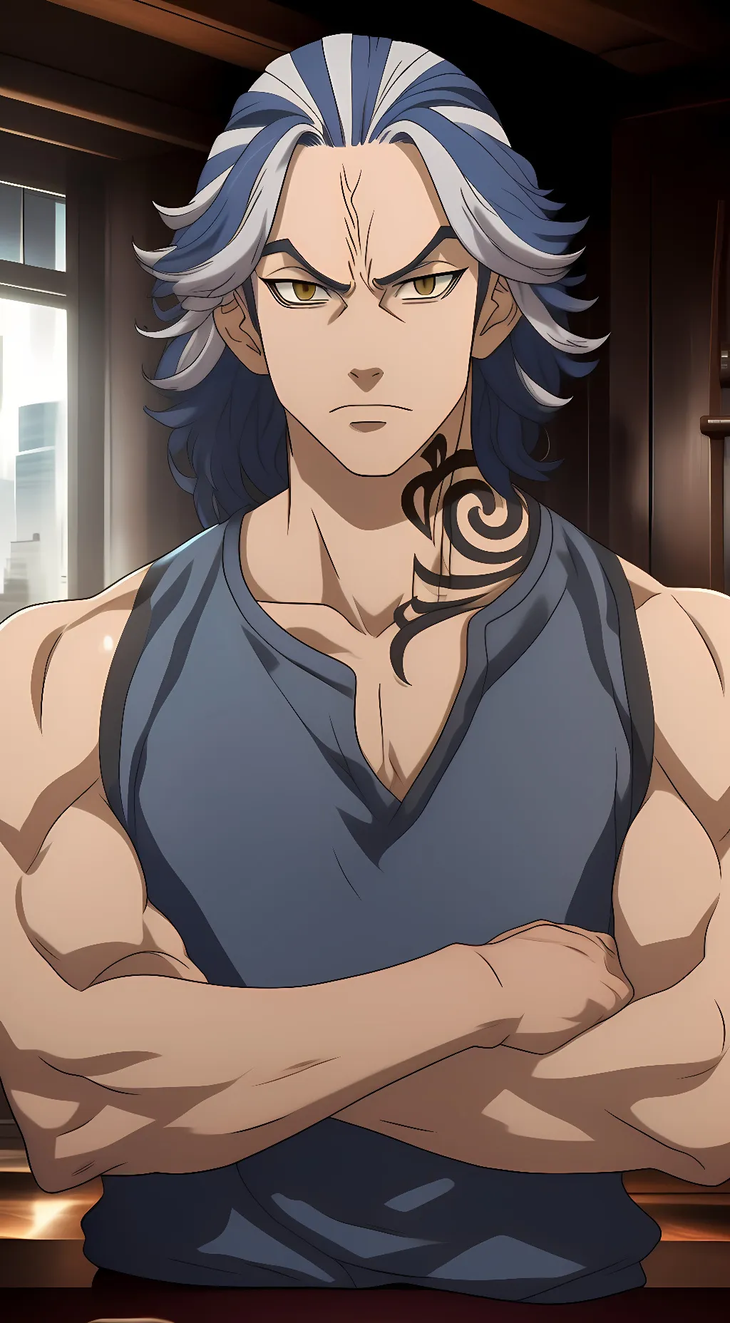 ai character: Shiba Taiju background