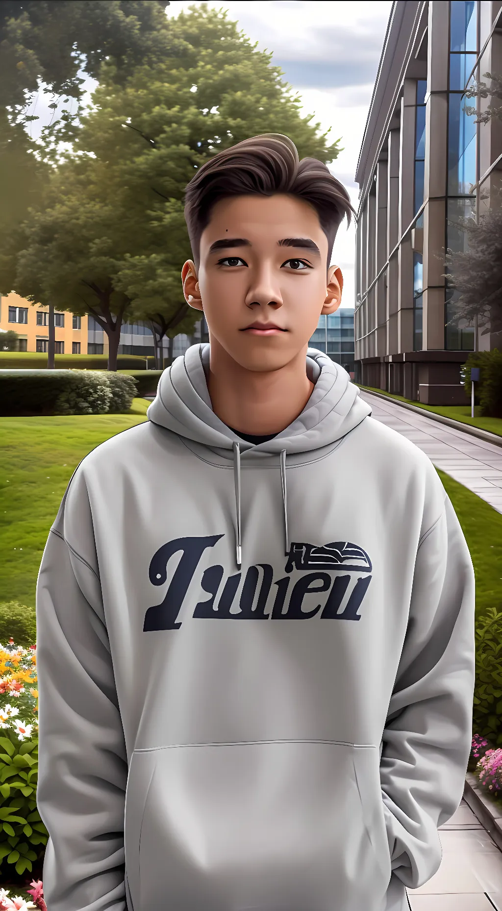 ai character: San Diego Pooth background