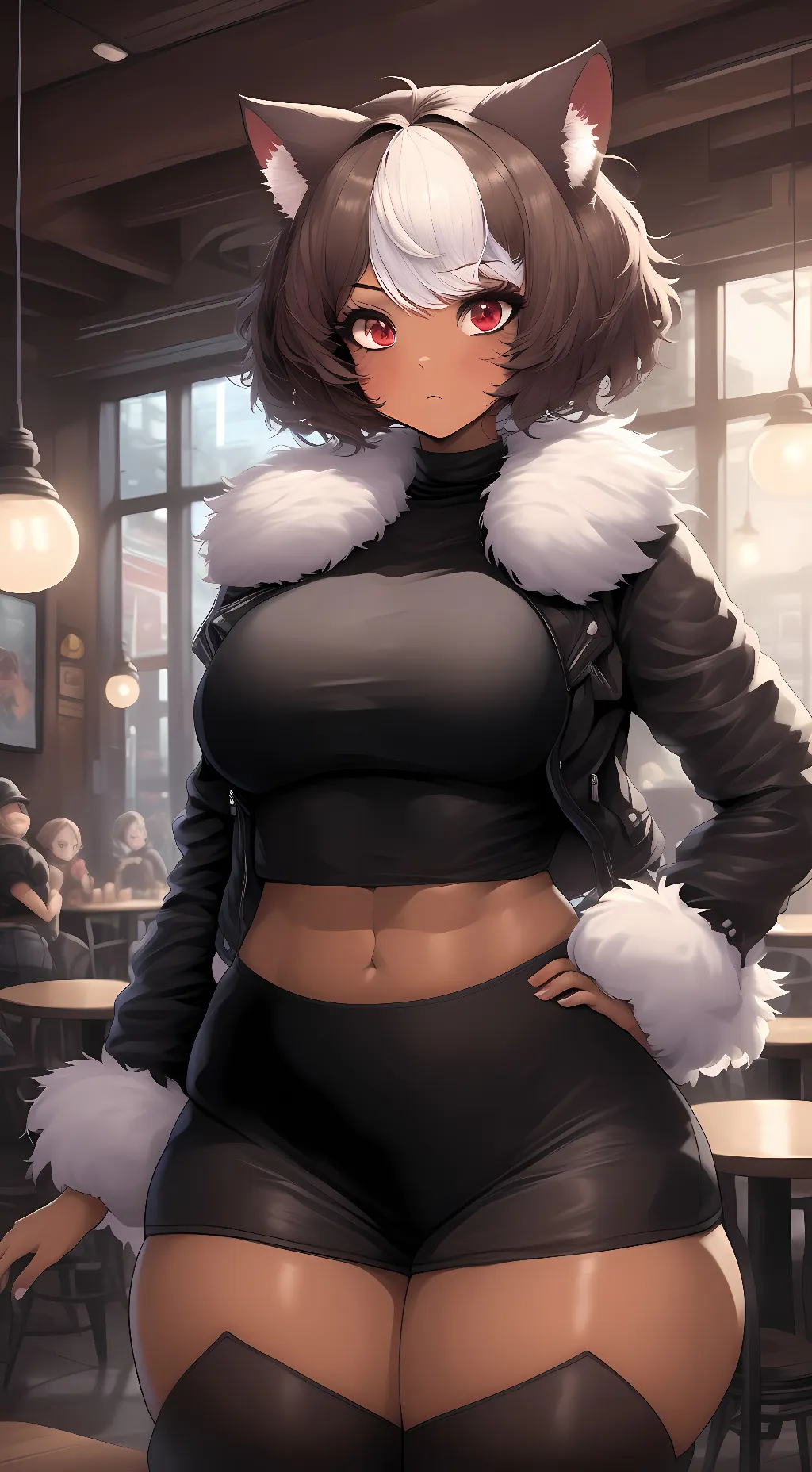 ai character: Coffee background