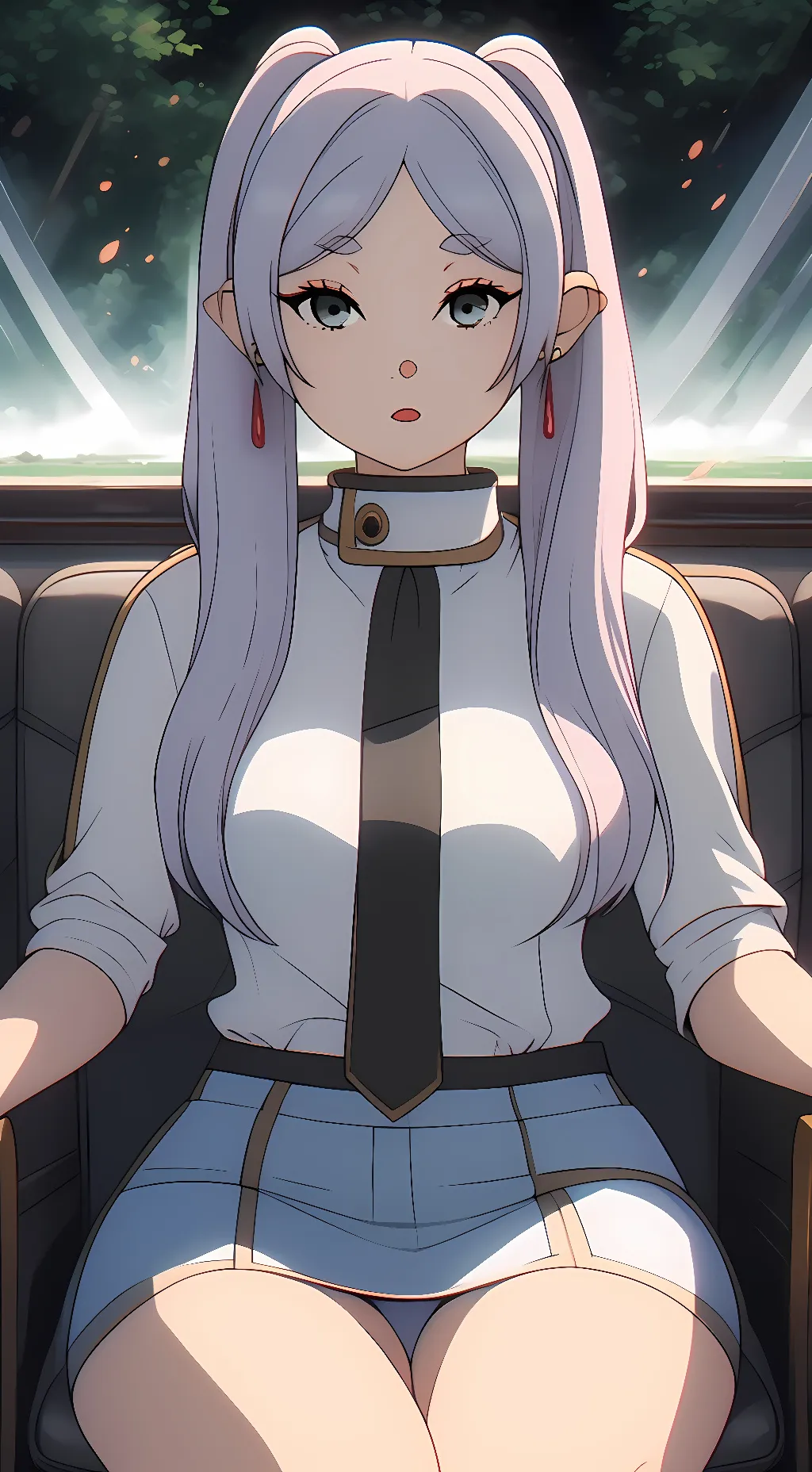 ai character: Frieren background