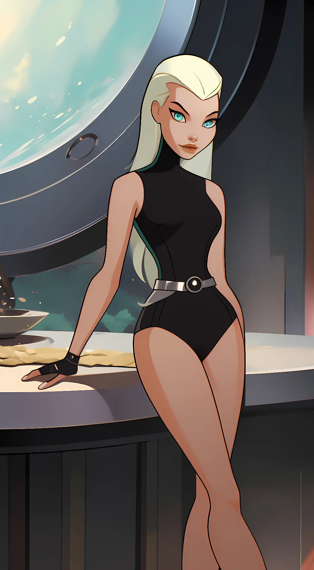 ai character: Aquagirl background