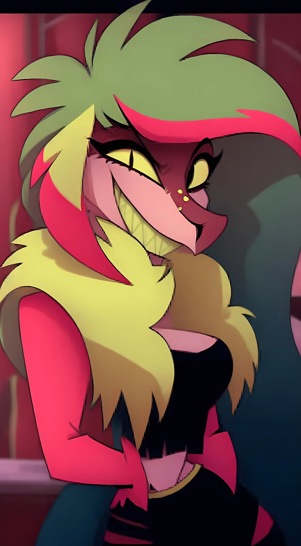 ai character: Missi Zilla background