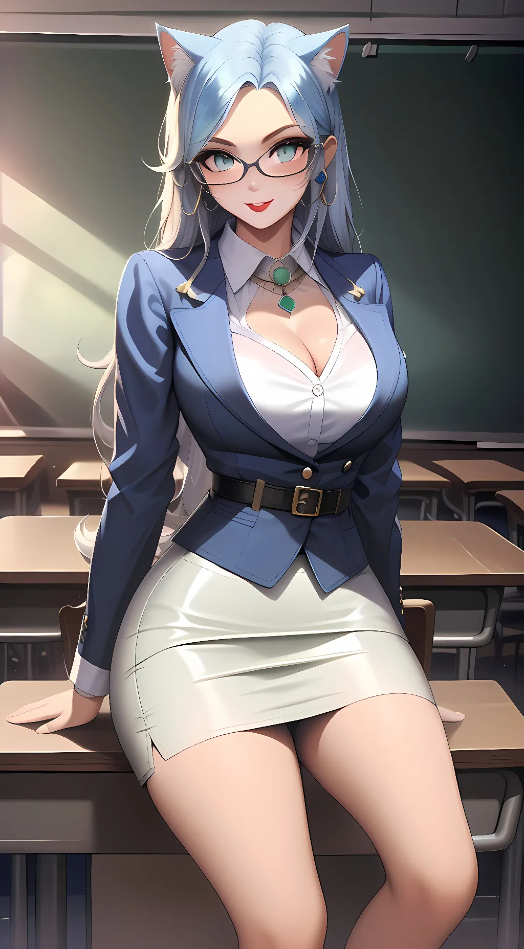 ai character: Sasha Loren  background