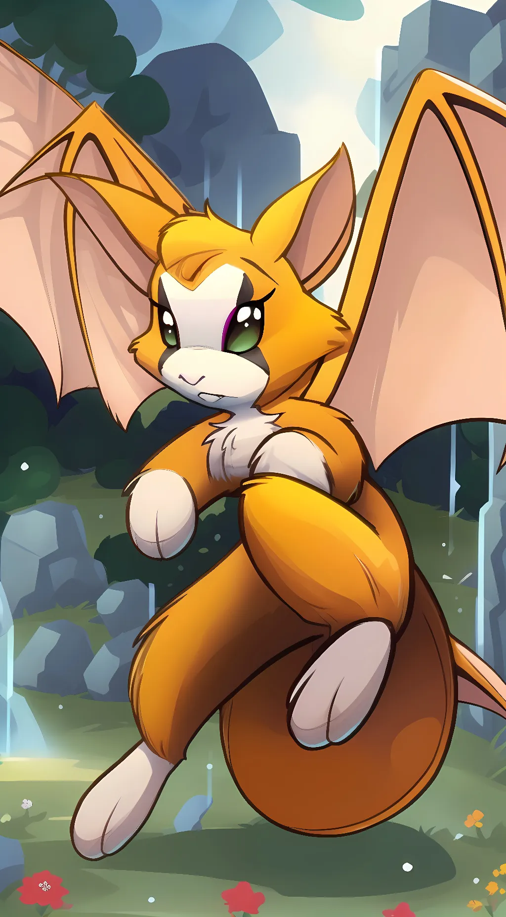 ai character: Fidget background