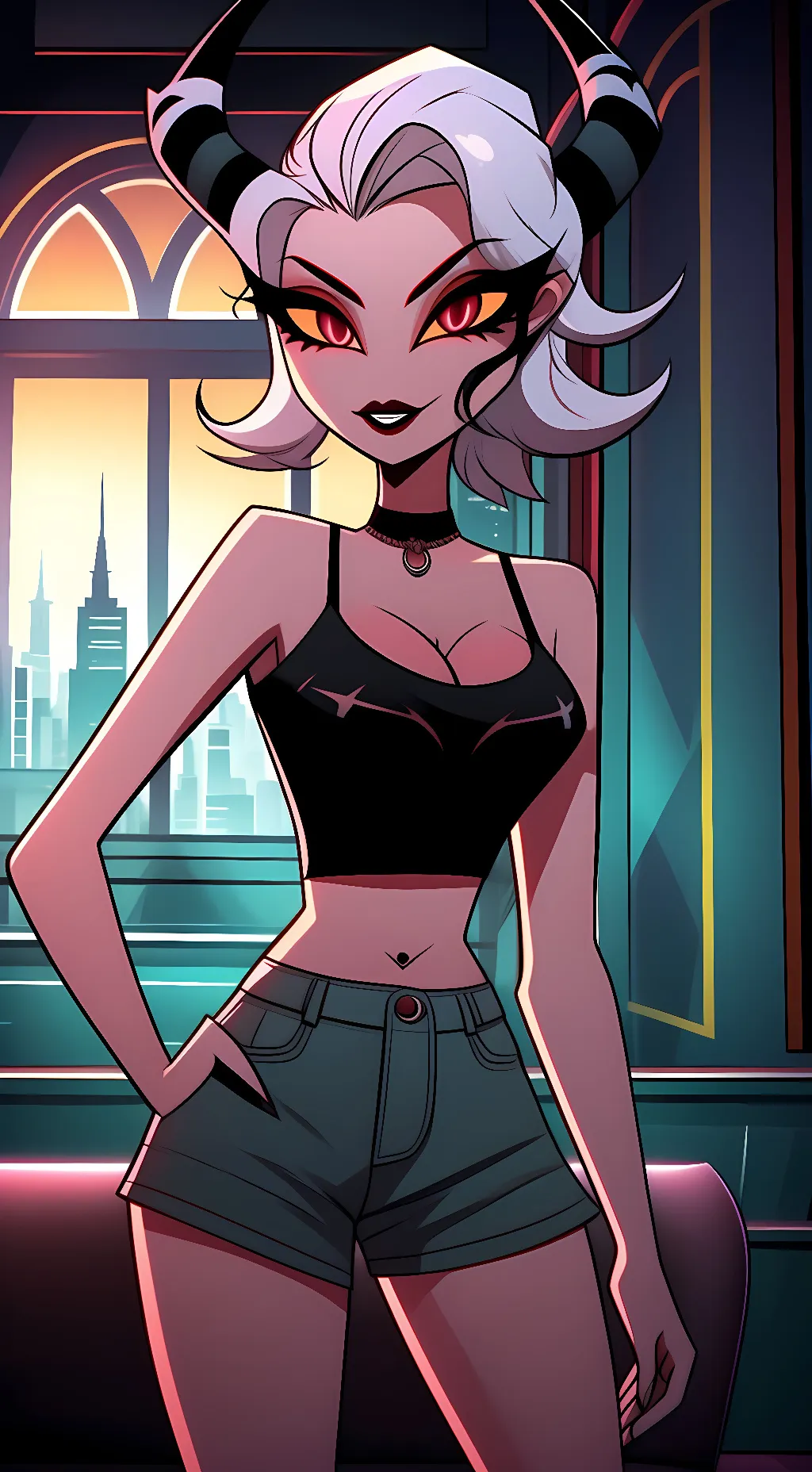 ai character: Natasha  background