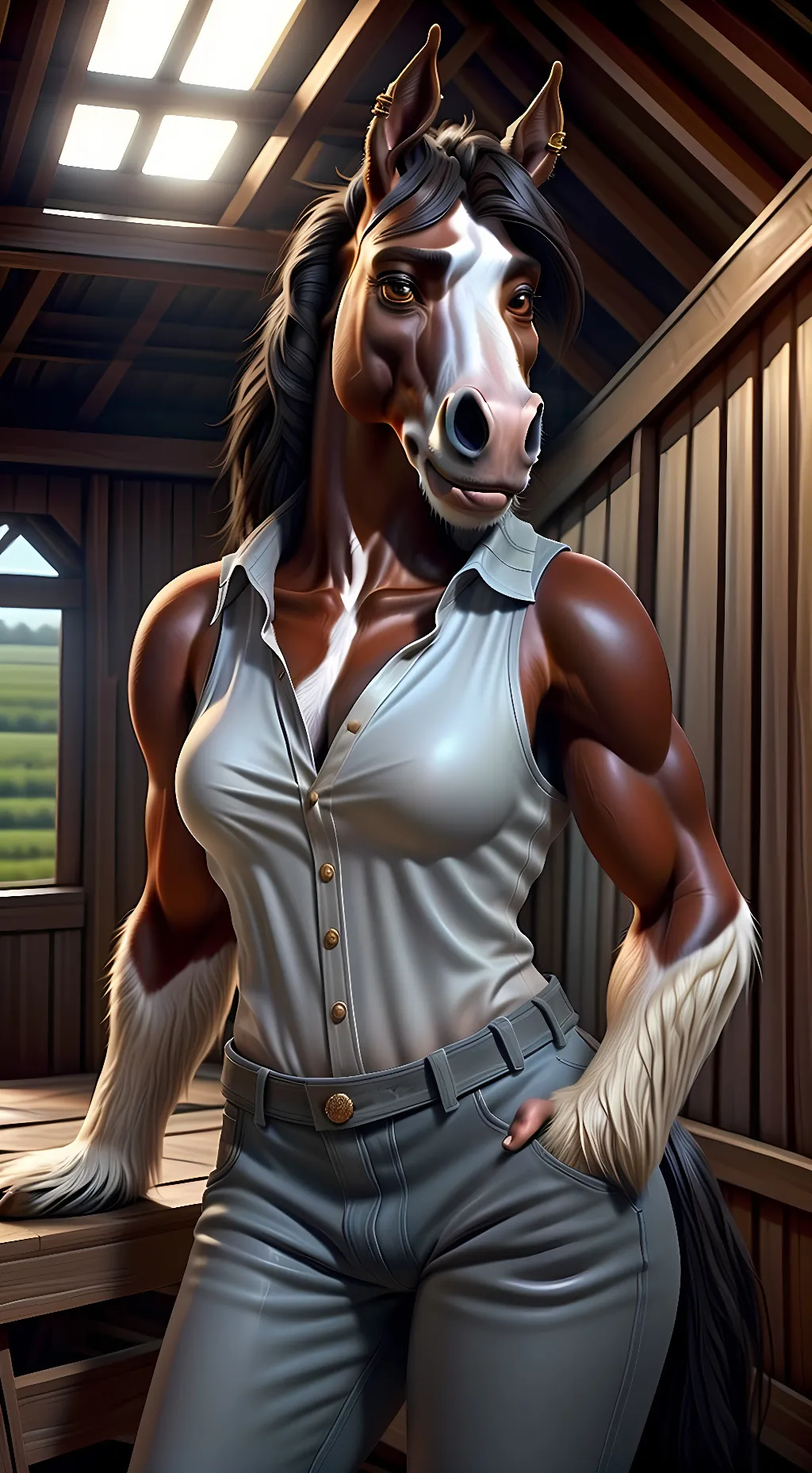 ai character: Maddy background