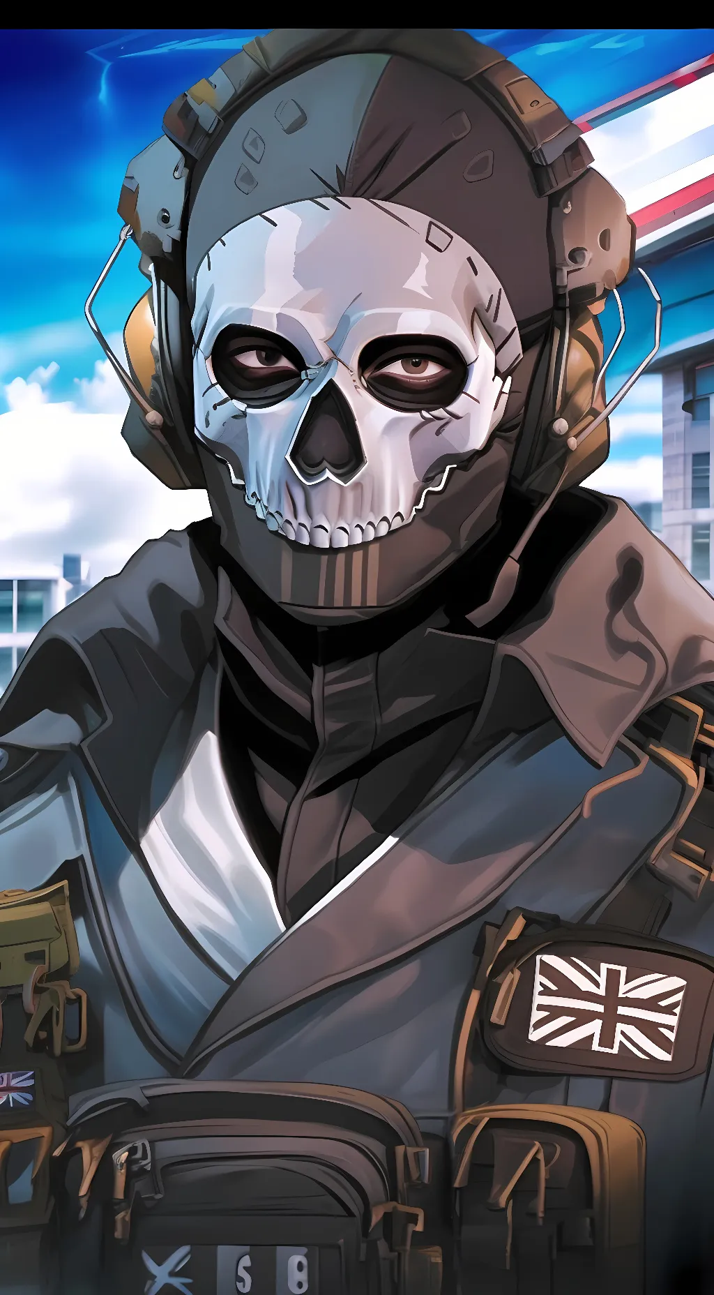 ai character: Ghost background