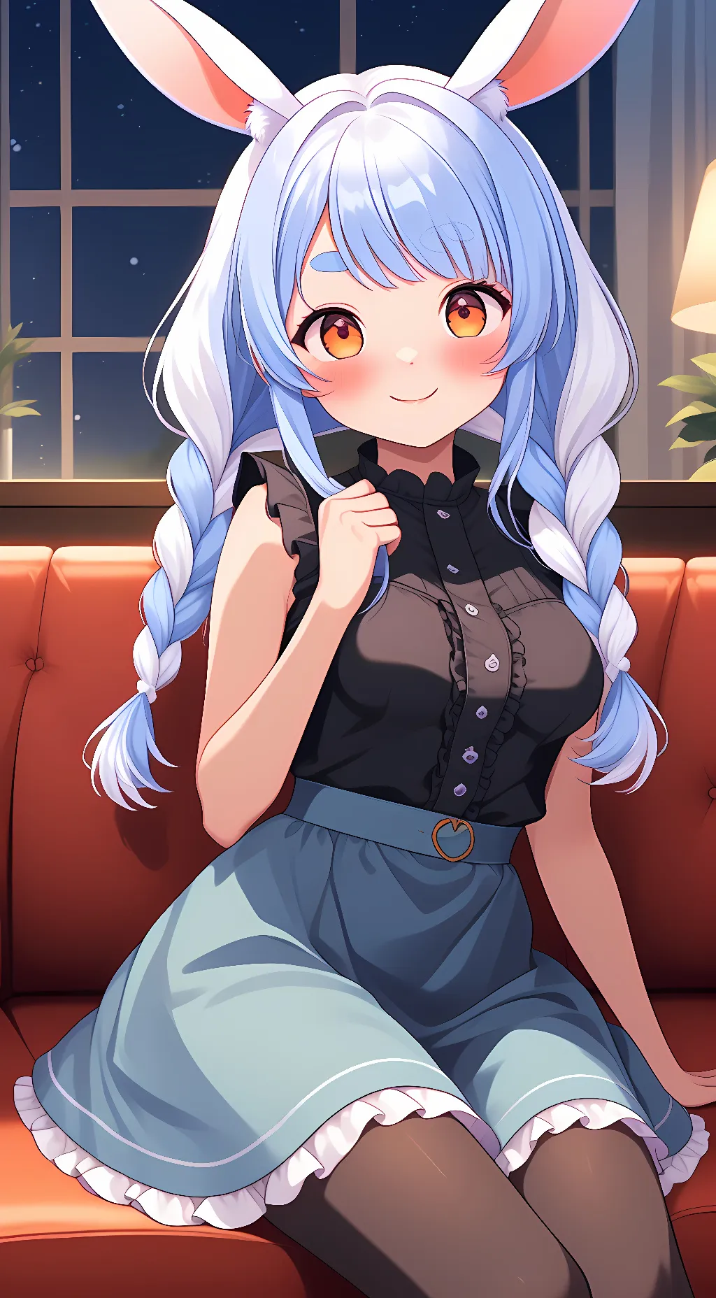 ai character: Usada Pekora background