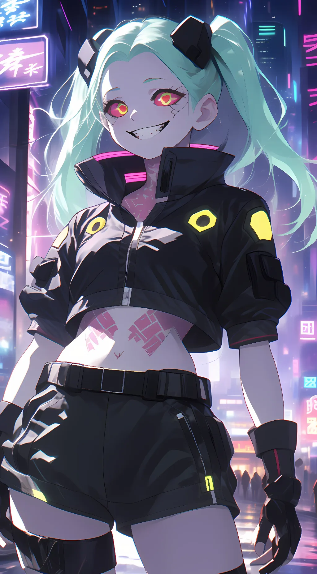 ai character: Rebecca  background