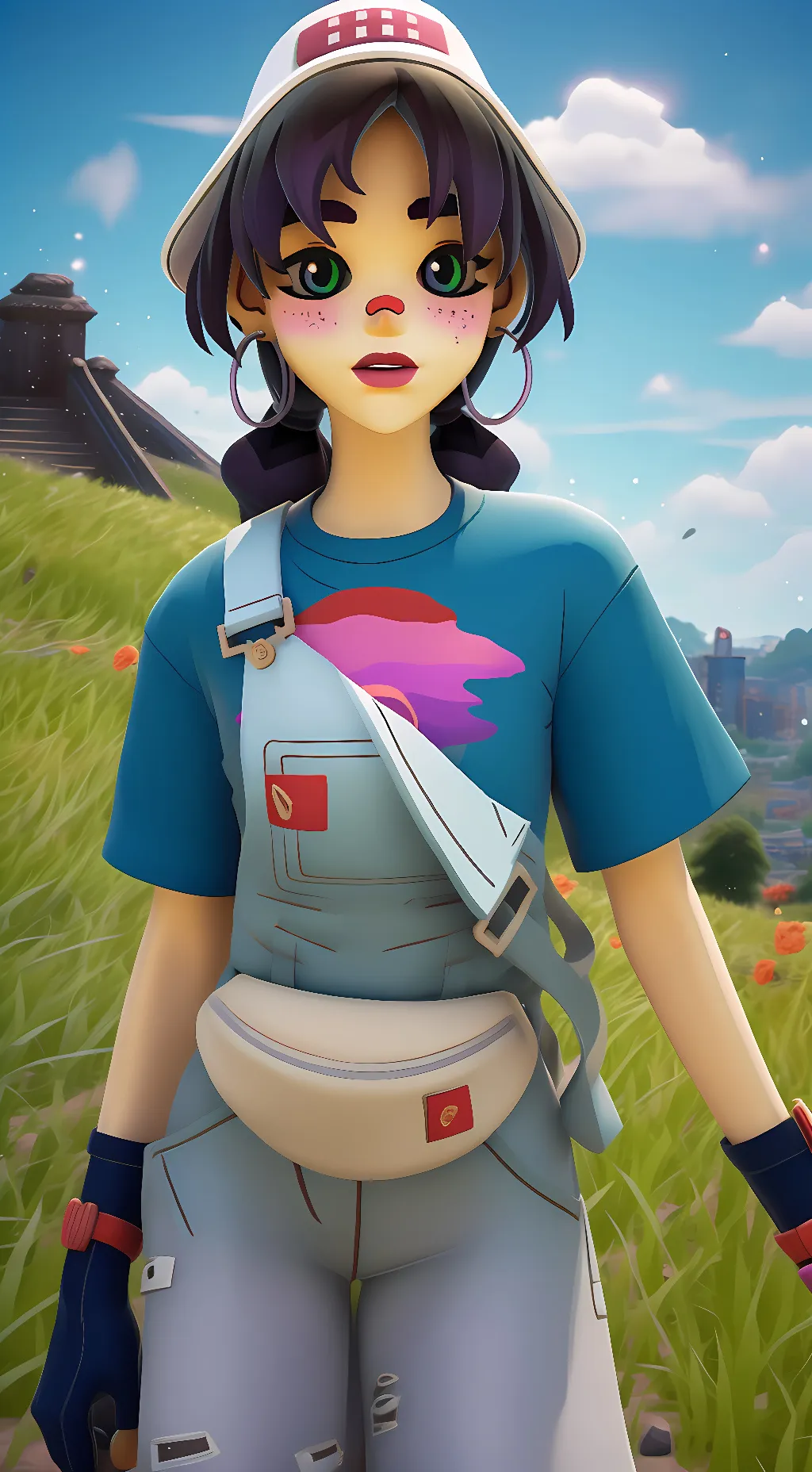 ai character: Mae (Fortnite) background