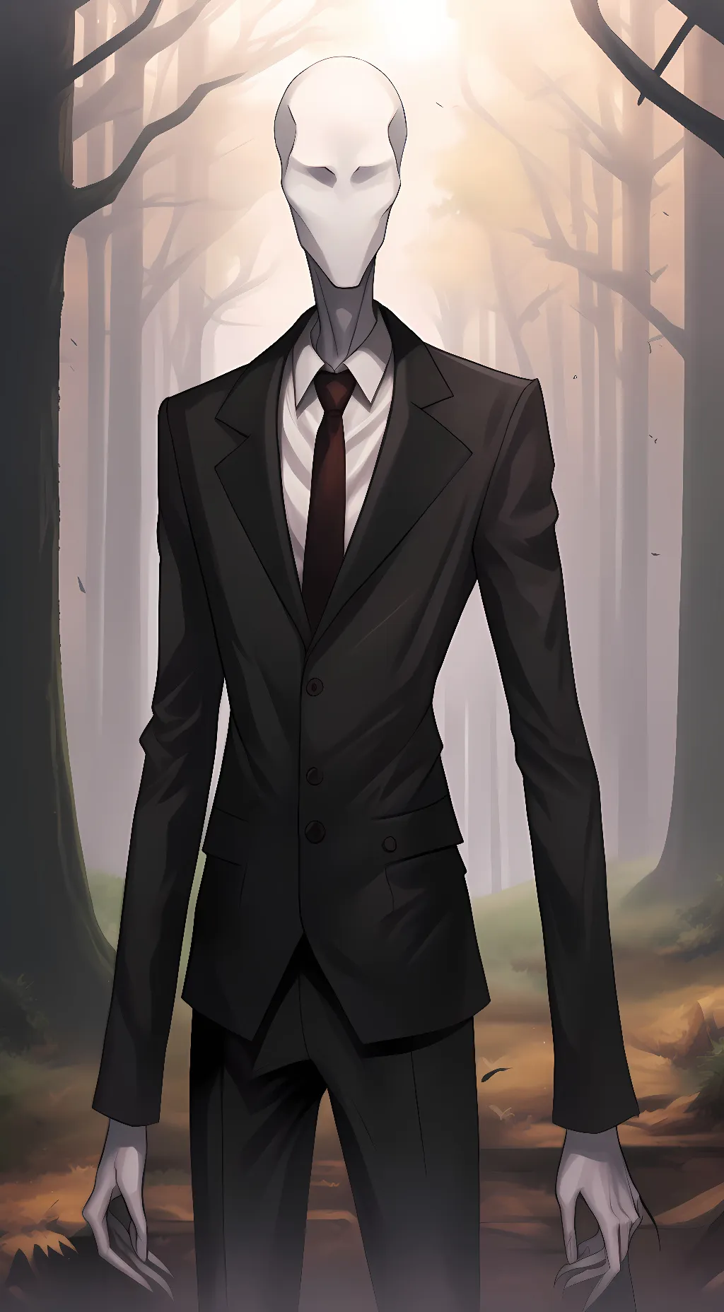 ai character: Slenderman background
