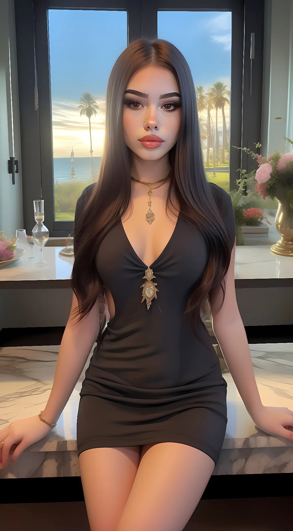 ai character: Yasmine🕷️❤️ background