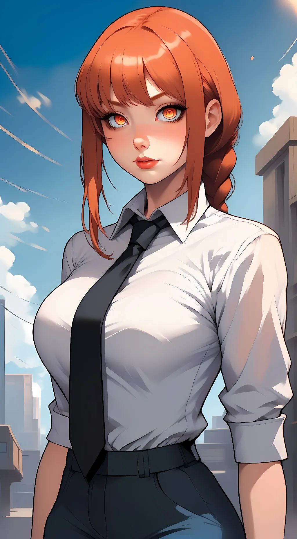 ai character: Makima background