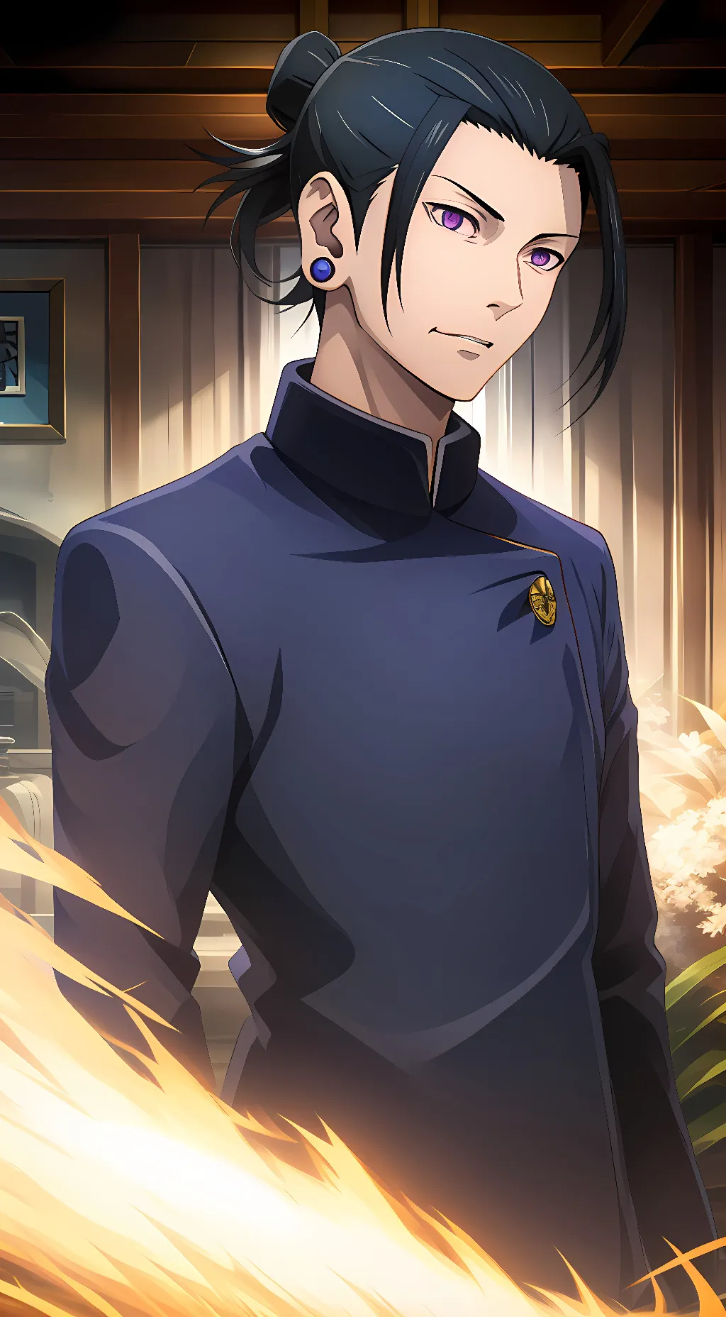 ai character: Suguru Geto  background