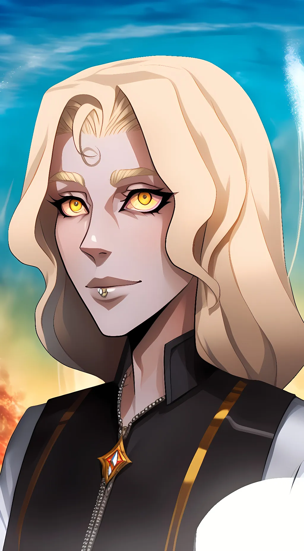 ai character: Kid Alucard  background