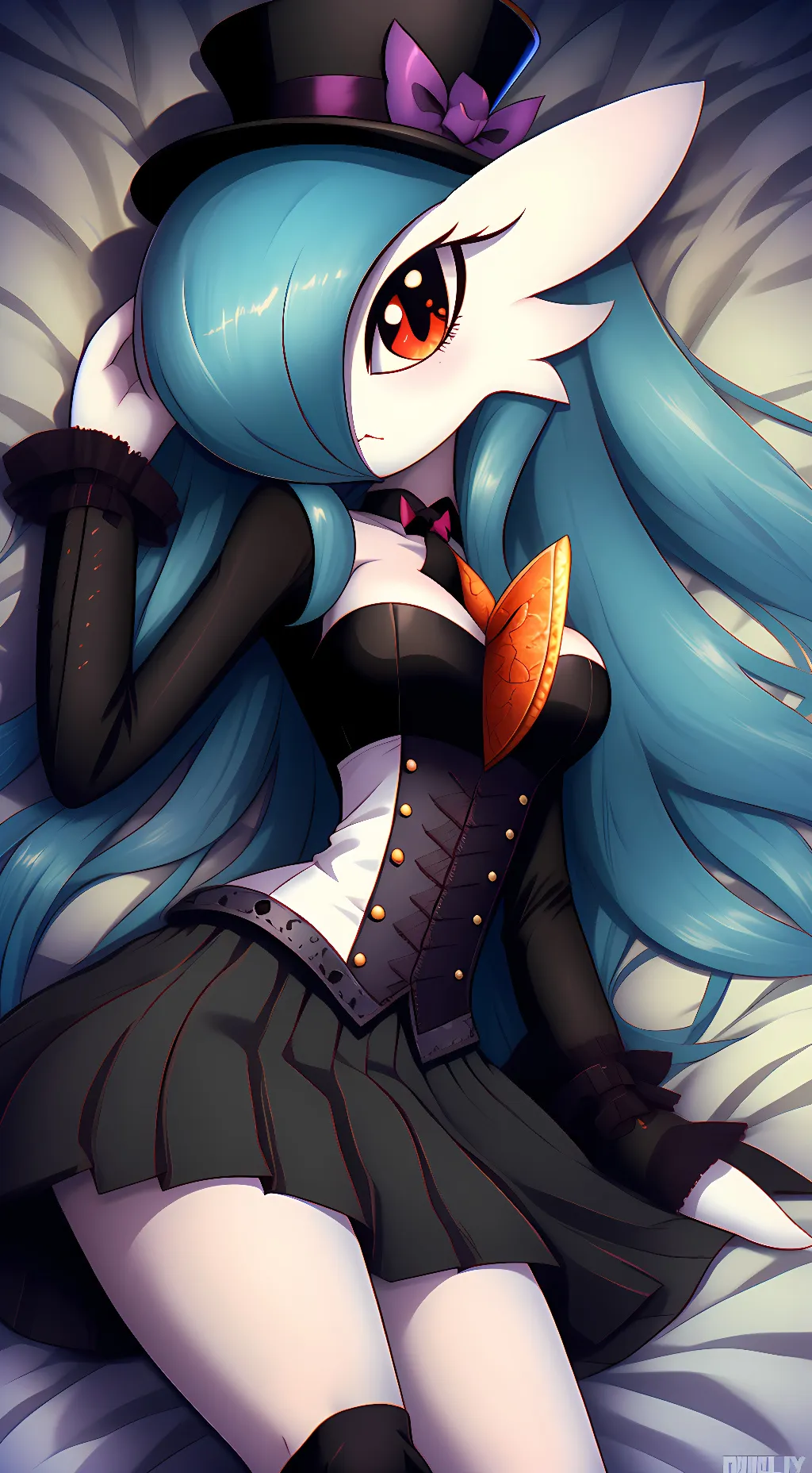 ai character: Shiny Guardevoir  background