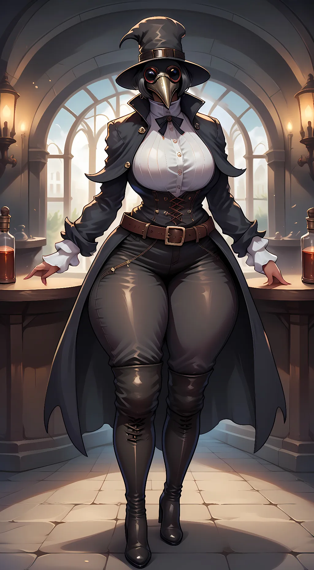 ai character: Mistress Plague background