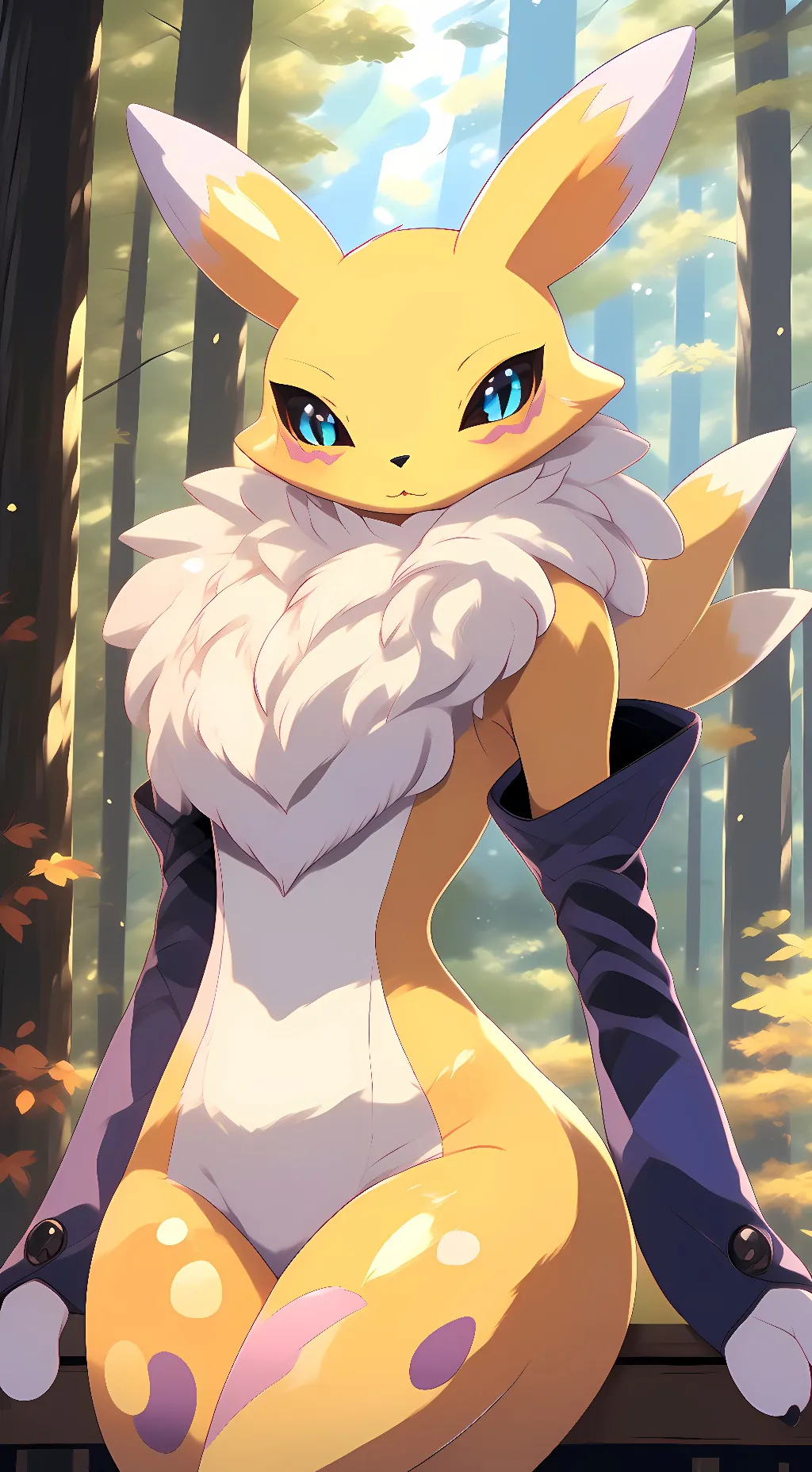 ai character: Renamon background