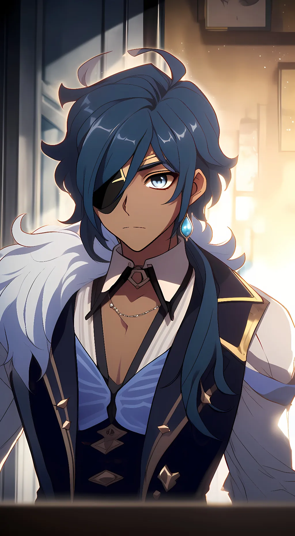 ai character: Kaeya Alberich background